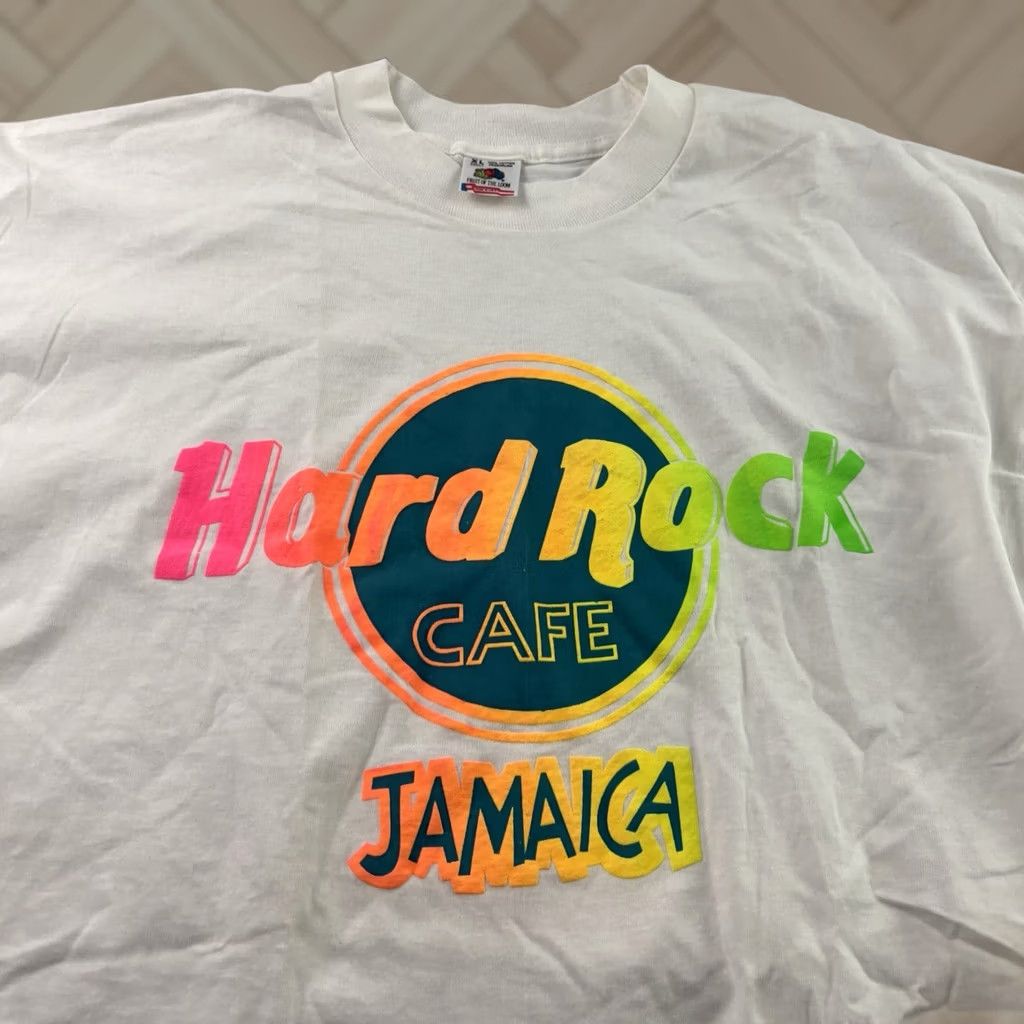 Hard Rock Cafe VINTAGE Hard Rock Cafe Shirt Mens XL White FOTL Jamaica Short Sleeve Men Size US XL / EU 56 / 4 - 1 Thumbnail