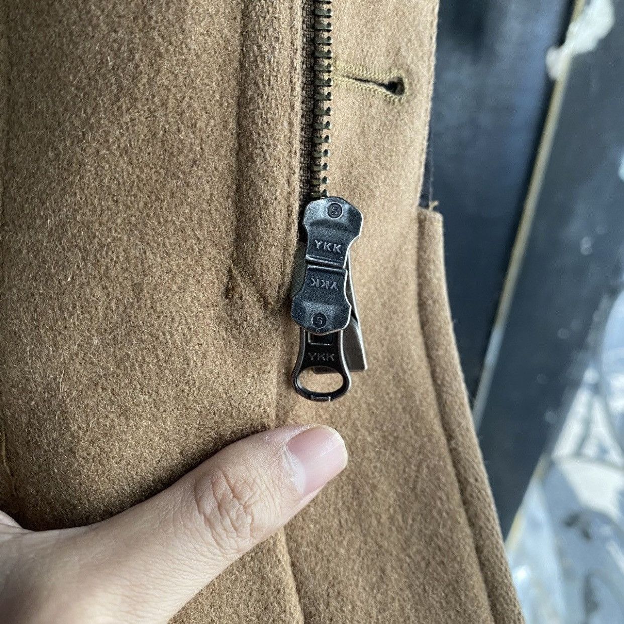 Katharine Hamnett London Vintage Katharine Hamnett London Wool Funnel NeckFieldJacket Size US L / EU 52-54 / 3 - 13 Thumbnail