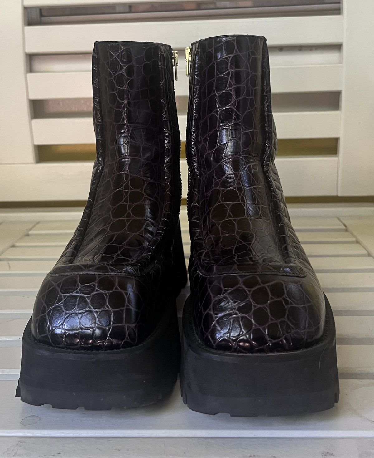 Marni Marni Black Leather Boots Size US 10 / IT 40 - 2 Thumbnail