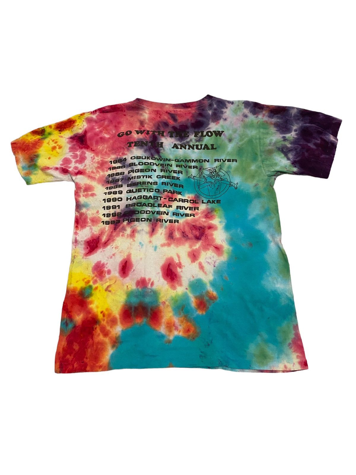Vintage Vintage Tie Dye Festival Shirt Size US L / EU 52-54 / 3 - 2 Thumbnail