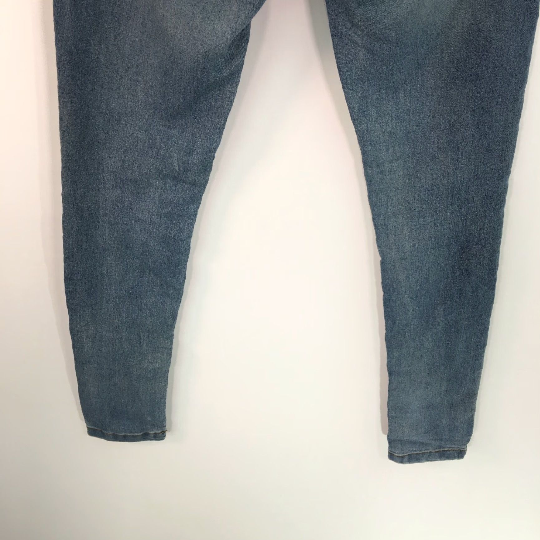 Denime The Jegging Mid Rise Womens Regular Fit Casual Blue Denim Stretch Jeans Size 4 Size 27" / US 4 / IT 40 - 4 Thumbnail