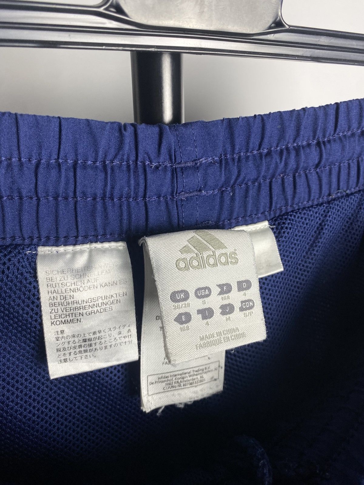 Adidas × Vintage Vintage 00s Adidas Nylon Baggy Trackpants Y2K S Size US 31 - 7 Thumbnail