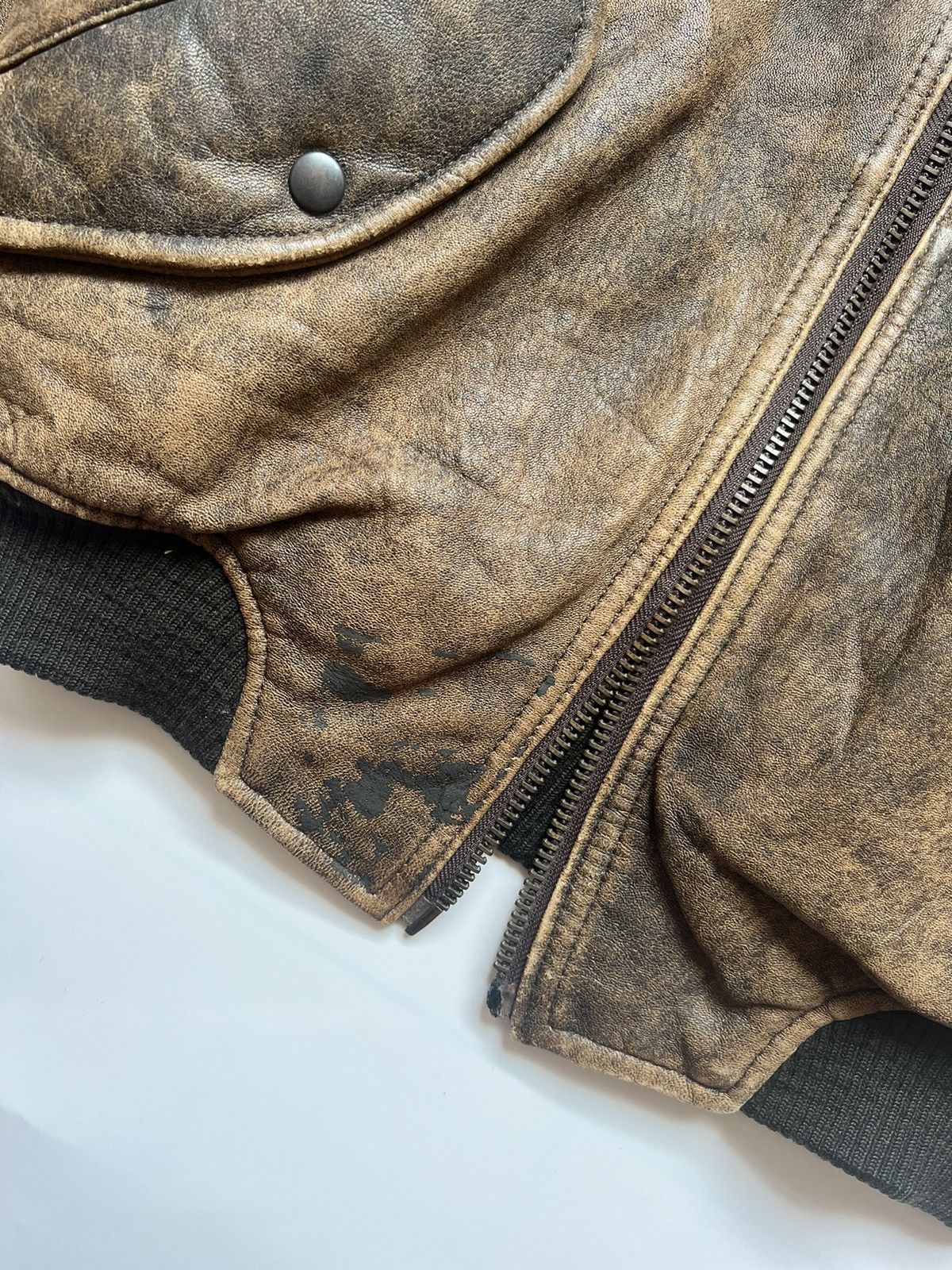 Vintage Vintage Leather Jacket Robo Flying Jacket Size US L / EU 52-54 / 3 - 6 Thumbnail