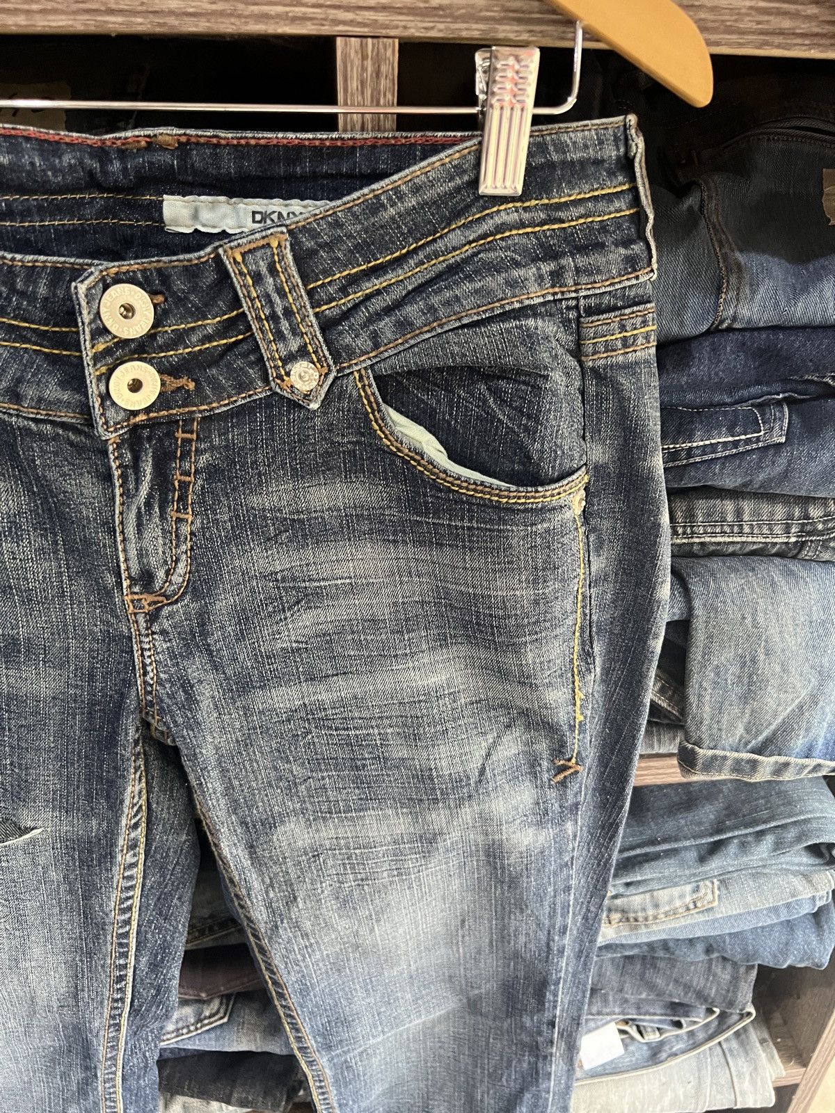 DKNY 🔥DKNY Jeans Distressed Denim Size 34" / US 12 / IT 48 - 5 Thumbnail