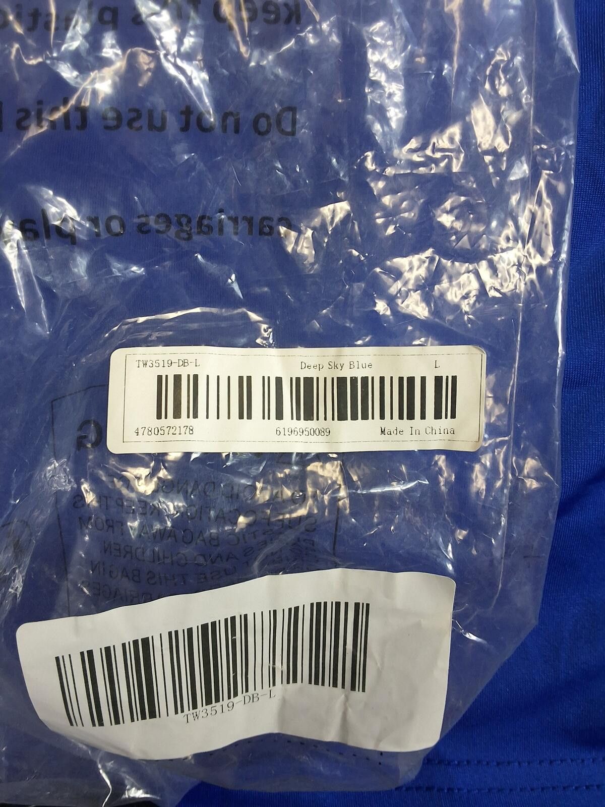 Unknown London Deep Sky Blue Two-Piece Swim Set - Size L - Stylish & Comfy Size ONE SIZE - 3 Thumbnail