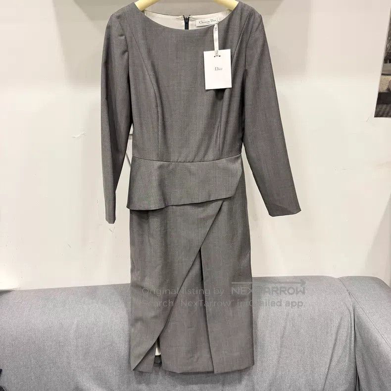 Dior Dior Gray dress Size XS / US 0-2 / IT 36-38 - 1 Thumbnail