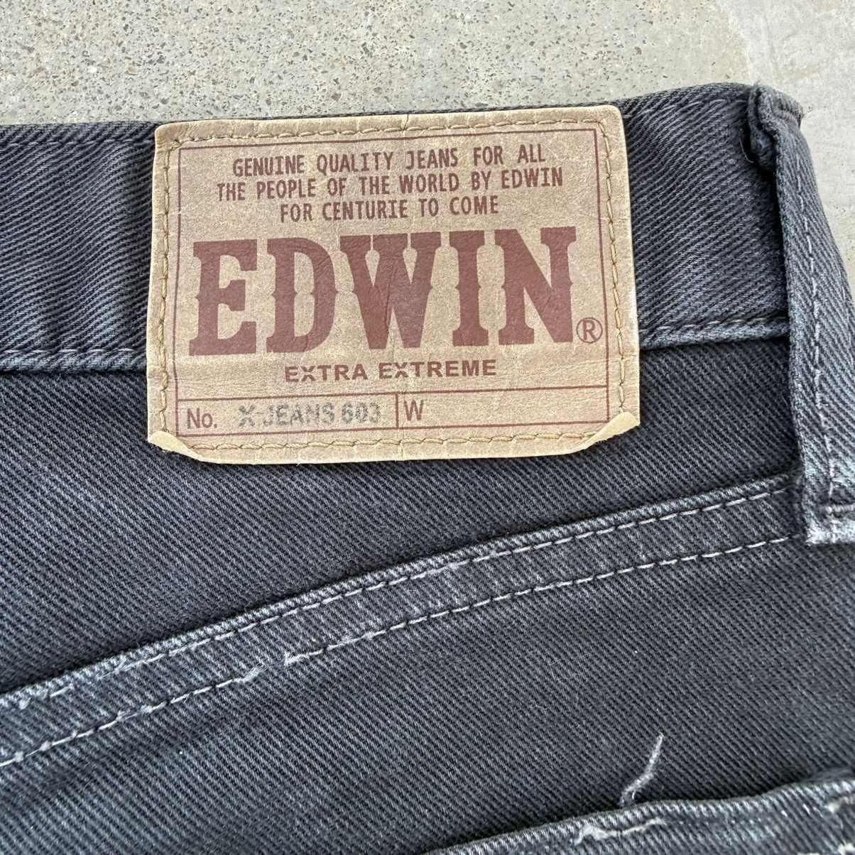 Edwin W31 Vintage Edwin Faded Black Denim Jean Pants W31x31 Size US 31 - 14 Thumbnail