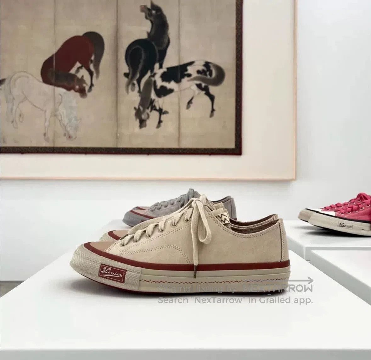 Visvim visvim skagway low suede canvas sneakers. Size US 10.5 / EU 43-44 - 4 Thumbnail