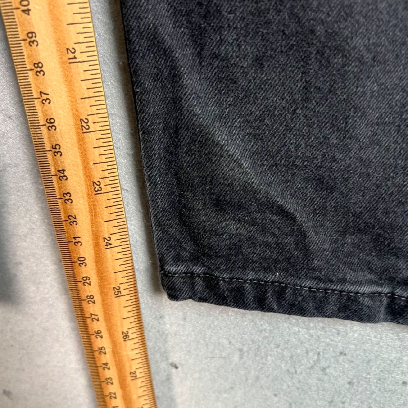 Everlane Everlane Jeans Women 32 Black Crop Tapered 5-Pocket Denim Organic Cotton High Rise Regular Vintage No? Size 24" / US 00 / IT 34 - 7 Thumbnail