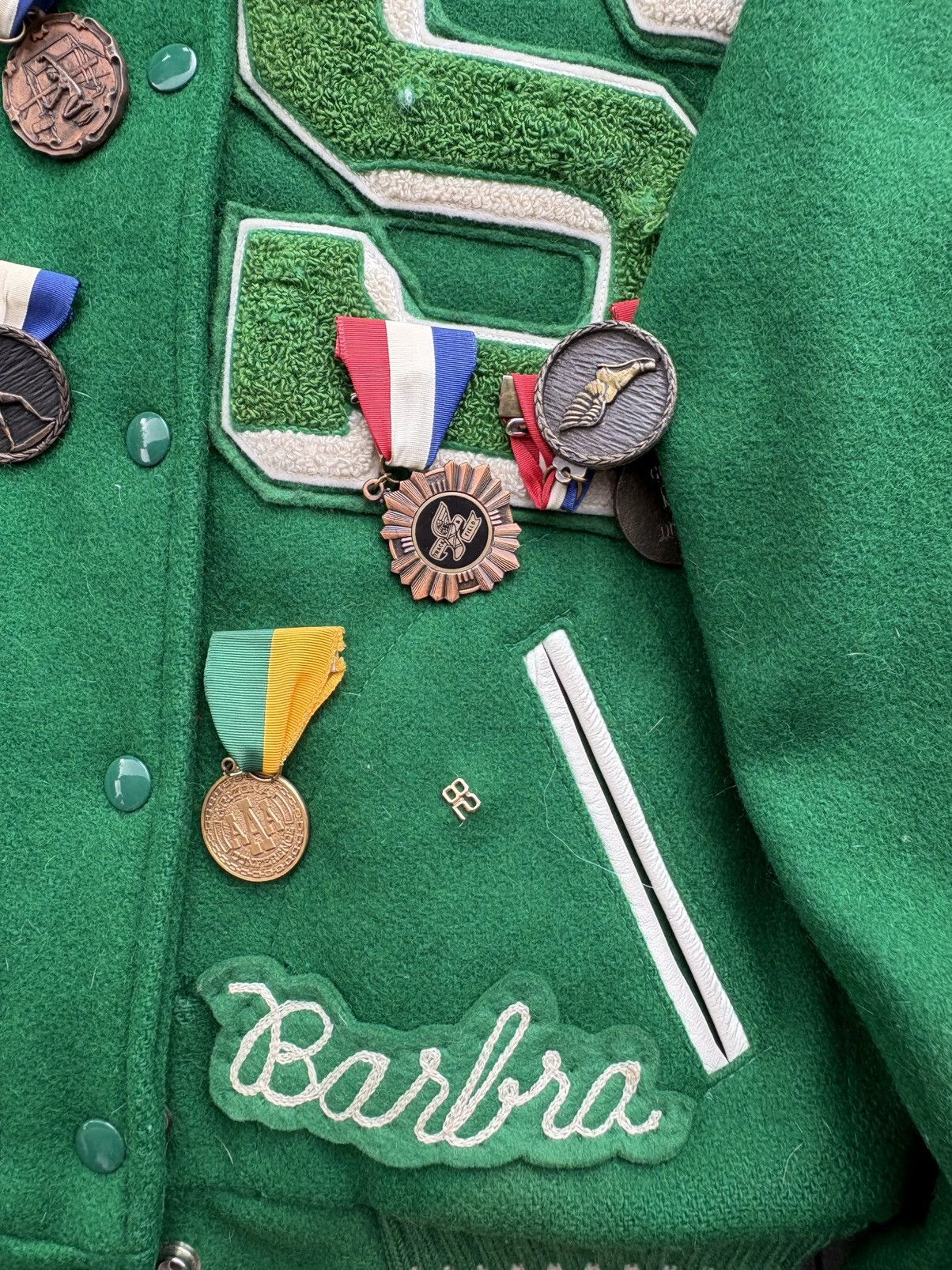 Vintage Vintage 80’s letterman jacket Size S / US 4 / IT 40 - 2 Thumbnail