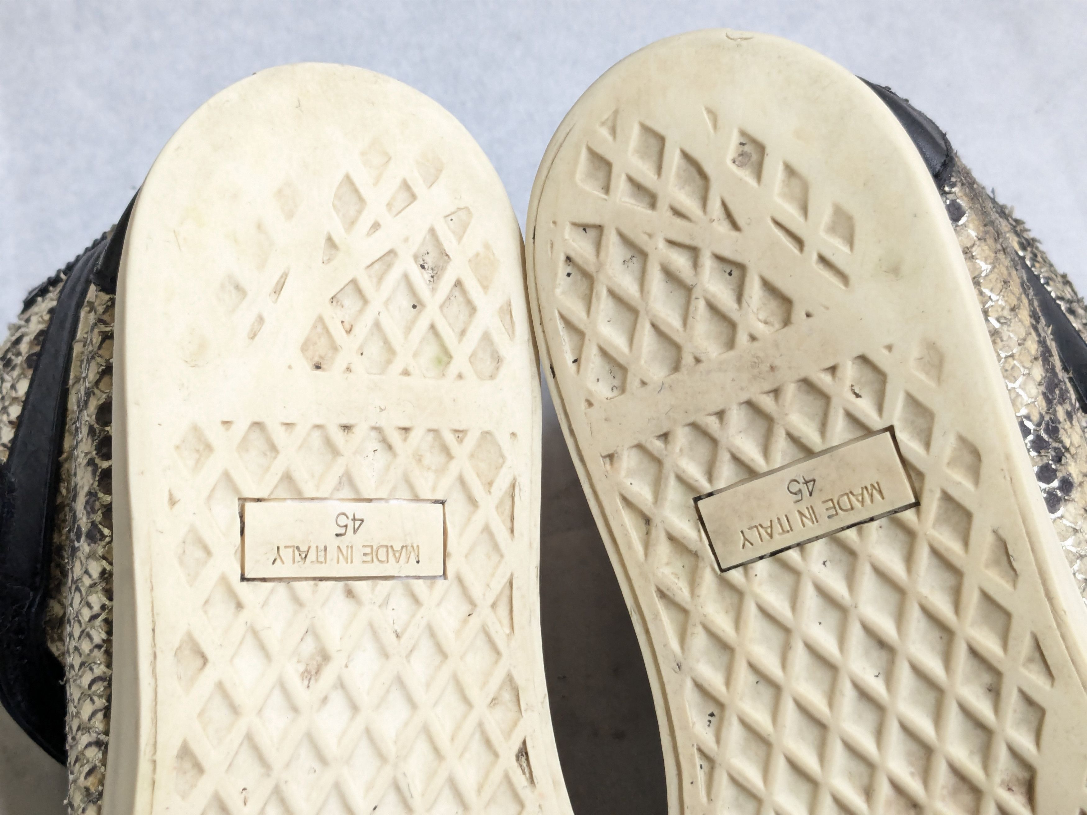 Giuseppe Zanotti Giuseppe Zanotti Sneakers Snakeskin Black 12 45 Size US 12 / EU 45 - 17 Thumbnail