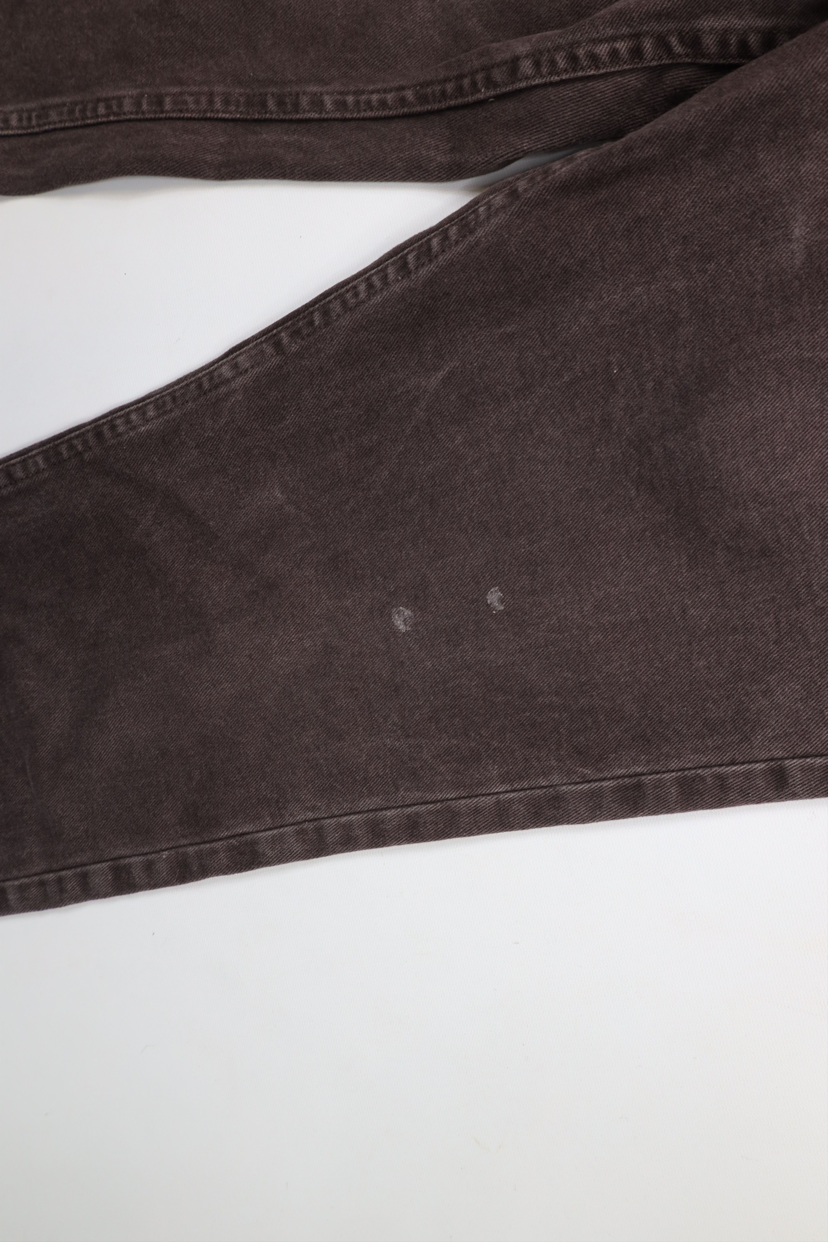 Lee × Vintage Vintage 90s Lee Straight Leg Denim Jeans Brown Cotton Size US 32 / EU 48 - 6 Thumbnail