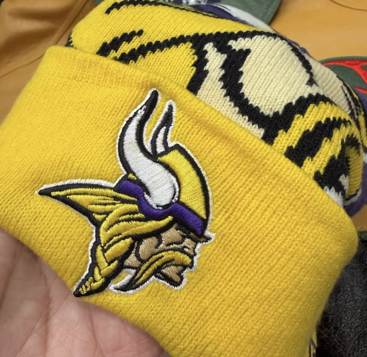 New Era New Era NFL Minnesota Vikings Knit Beanie J32 Size ONE SIZE - 3 Thumbnail