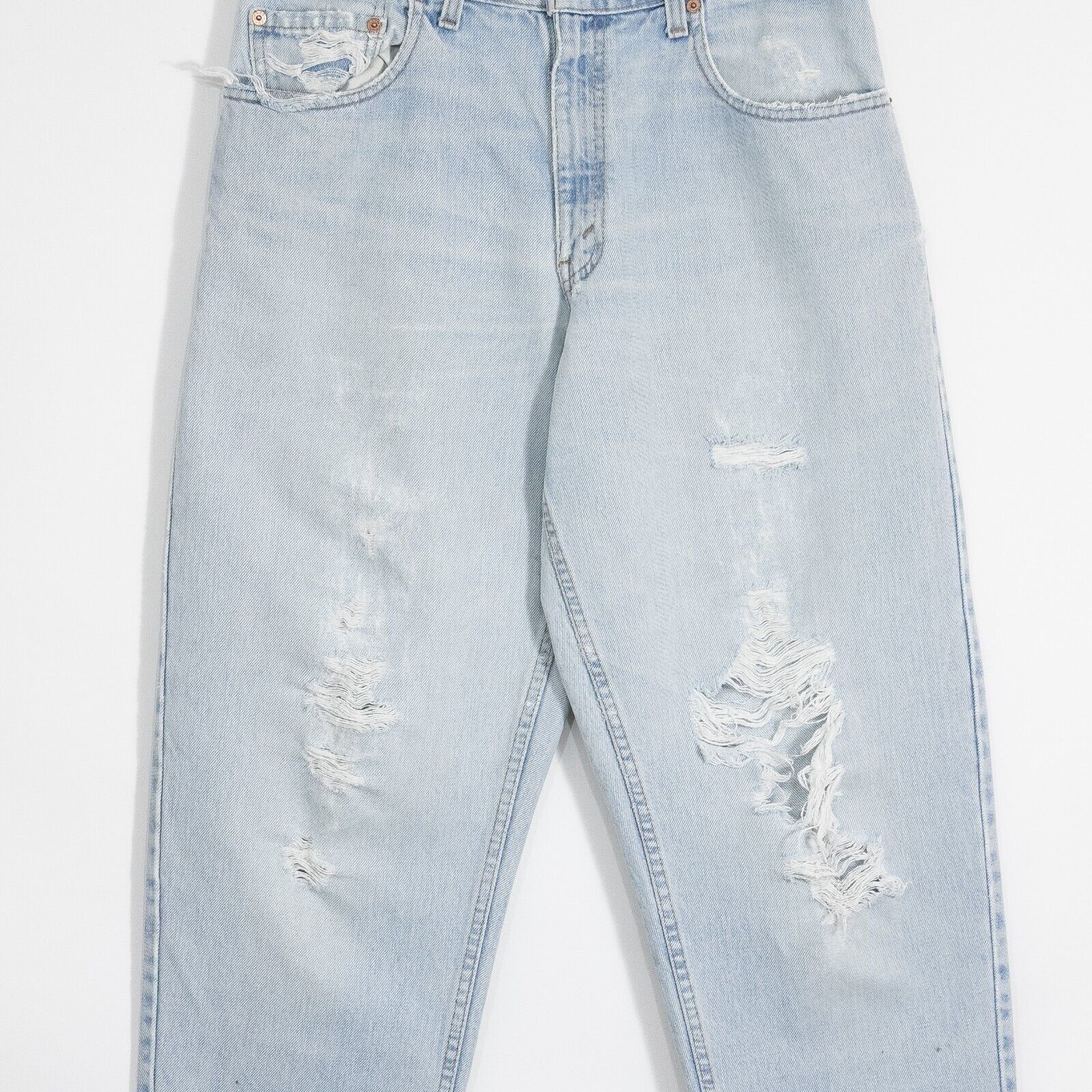 Levi's Vintage 90s Levis 560 Jeans 32x30 - Distressed Light Wash Size US 32 / EU 48 - 2 Thumbnail