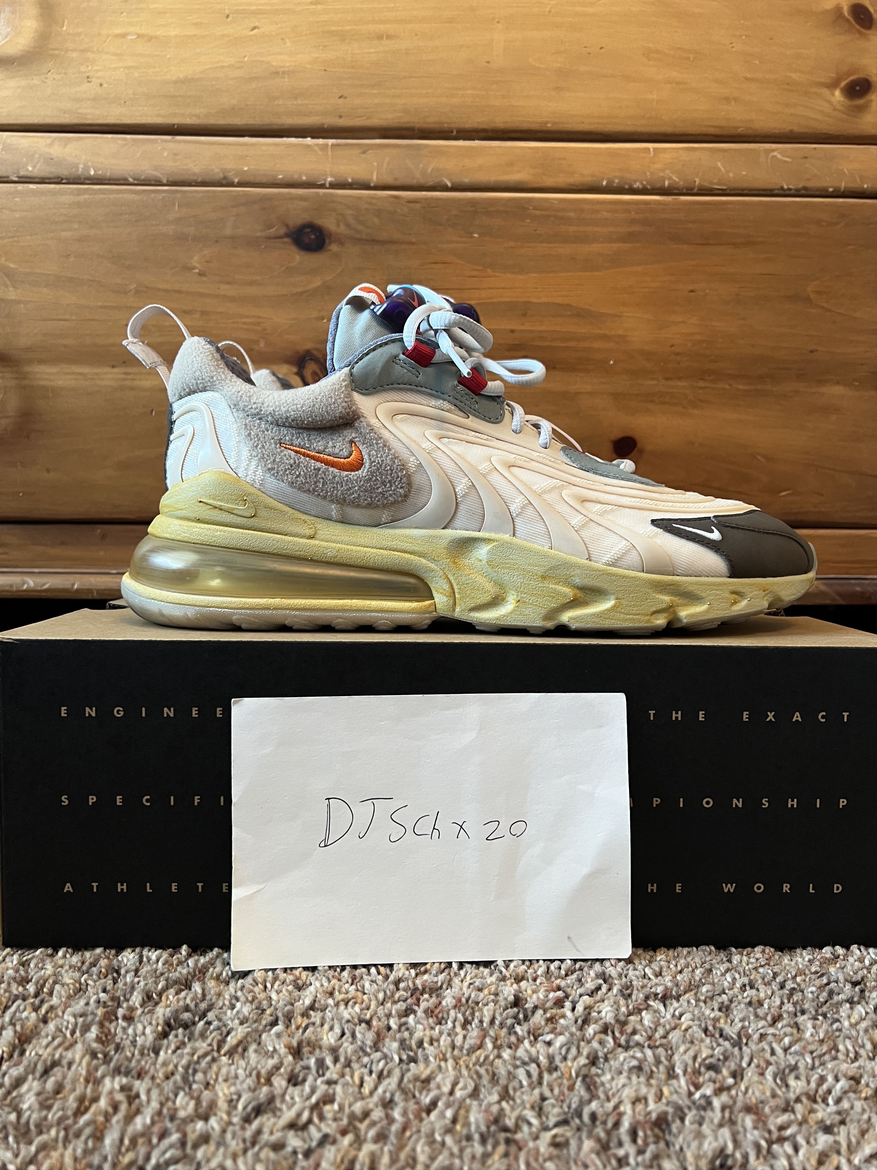 Travis Scott Nike Air Max 270 React ENG Cactus Trails