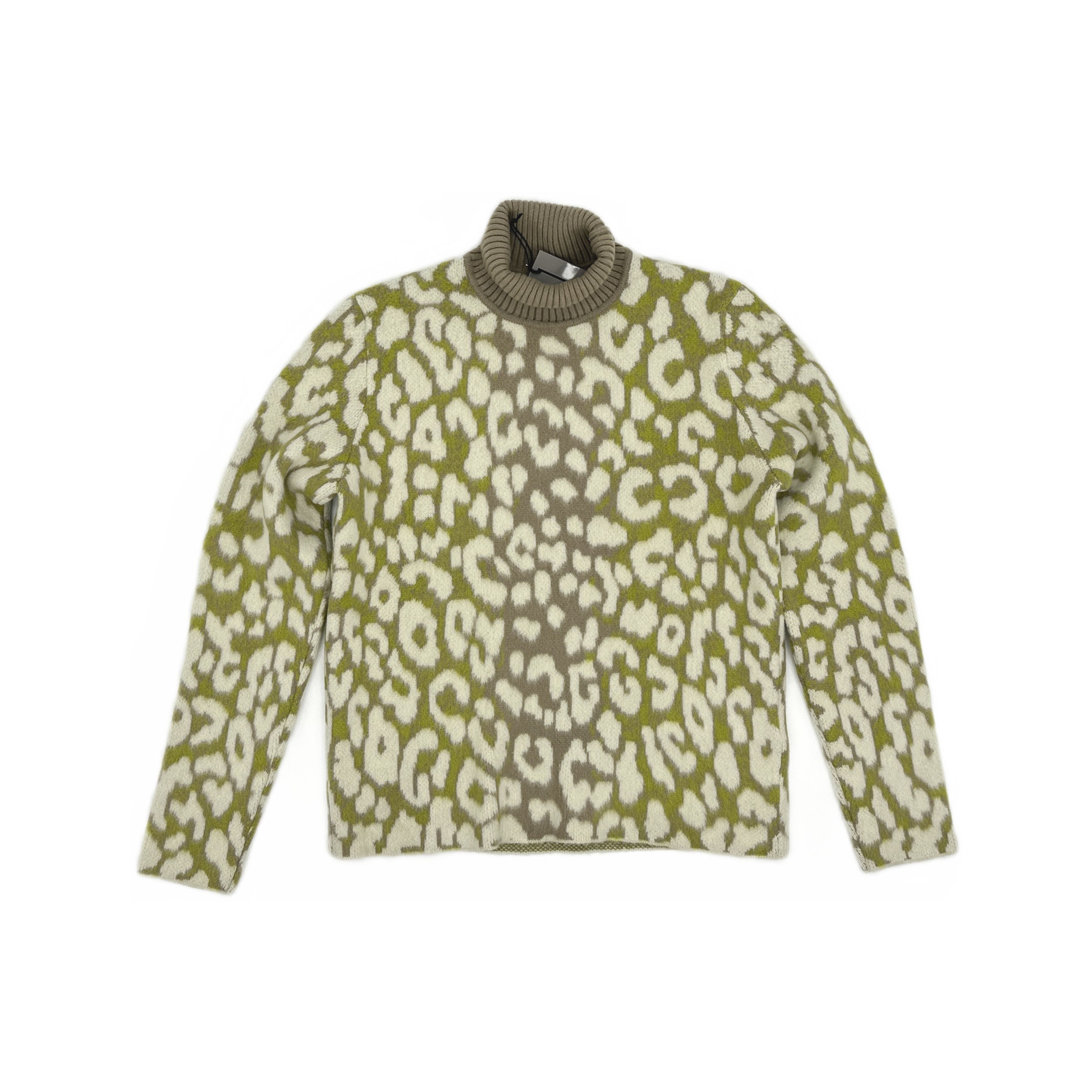 Dior Dior Leopard Jacquard Cashmere Sweater L Size US L / EU 52-54 / 3 - 1 Thumbnail