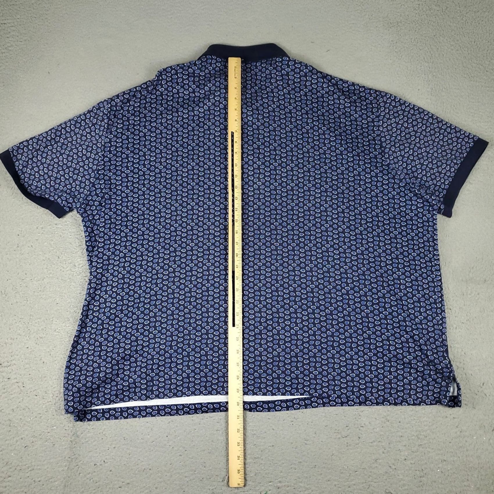 Ralph Lauren Ralph Lauren Polo Shirt Mens Big 4X Blue Paisley Polo Short Sleeve Button Collar Casual Everyday Dressy Sports Size US XXL / EU 58 / 5 - 5 Thumbnail