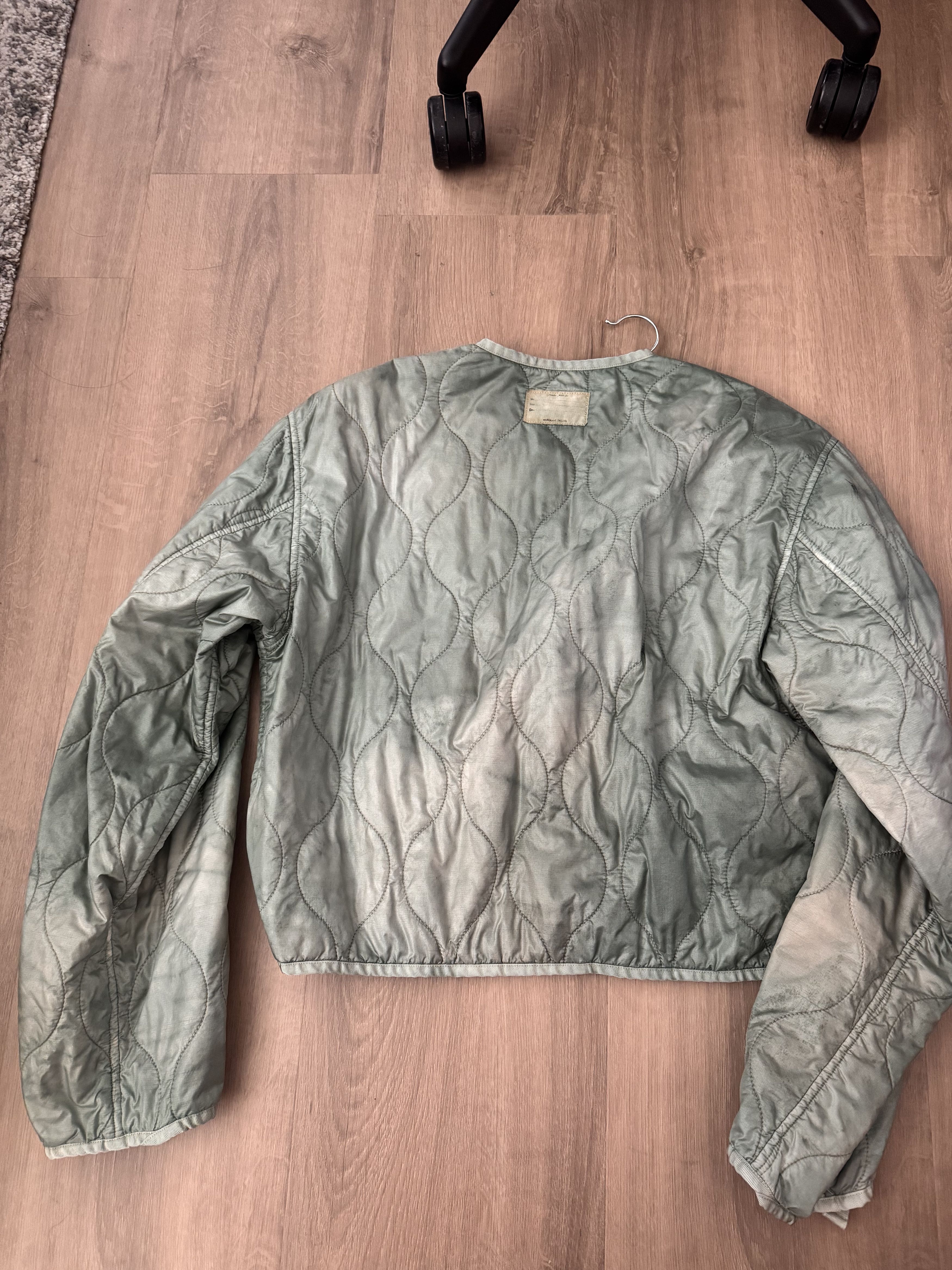 Kapital Kapital Nylon Quilted Unevenly Dyed Cropped Bolero Jacket Size US S / EU 44-46 / 1 - 4 Thumbnail