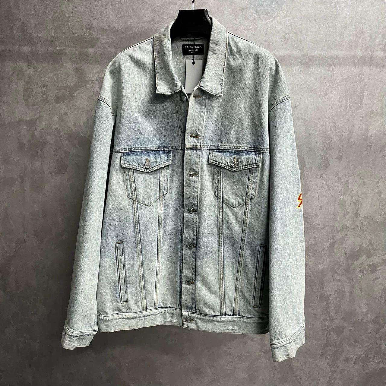 Balenciaga Balenciaga Denim Blue Hoodie 3 Men Size US XS / EU 42 / 0 - 1 Thumbnail