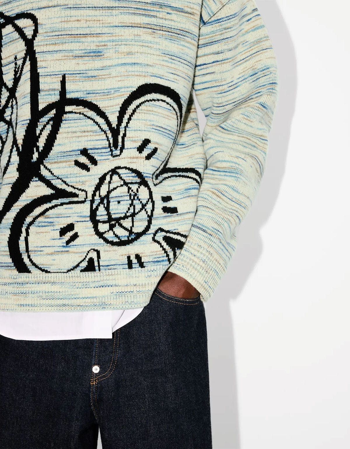 Kenzo Kenzo x Futura 2000 Reversible Wool Jumper Size US M / EU 48-50 / 2 - 9 Thumbnail
