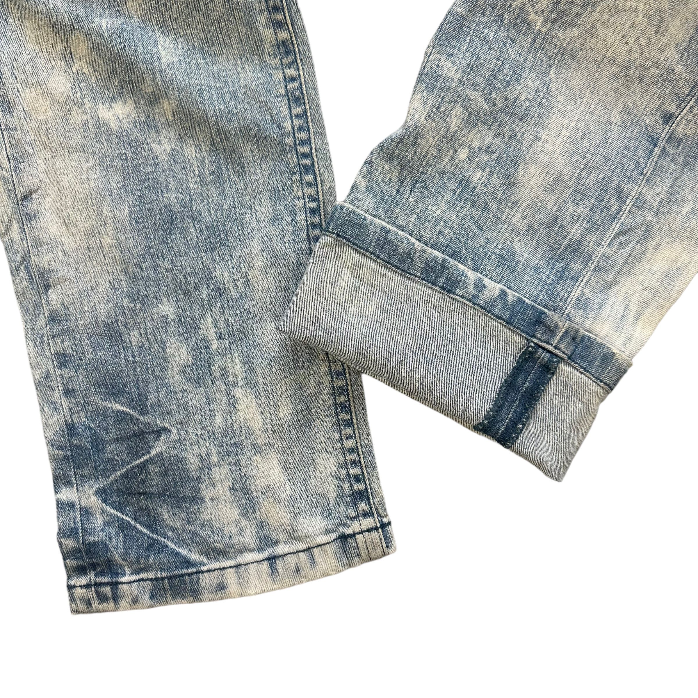 Japanese Brand MORE CORE DIVISION M.C.D WASHED DENIM PANTS #8508-012 Size US 37 - 8 Thumbnail