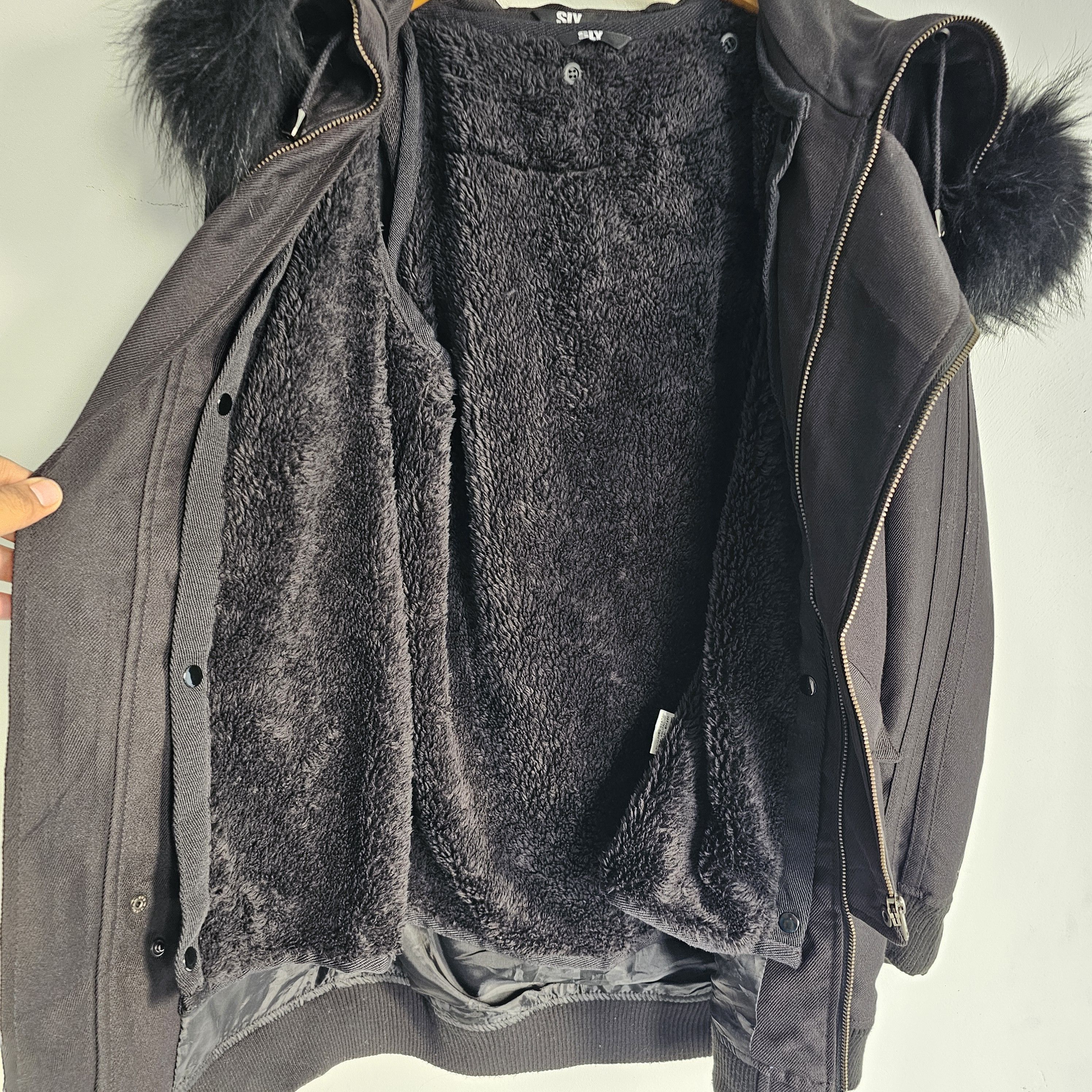 Le Grande Bleu (L.G.B.) Vintage Faux Fur SLY Asymetric -Gimmick Hoodie Parkas Size US M / EU 48-50 / 2 - 8 Thumbnail
