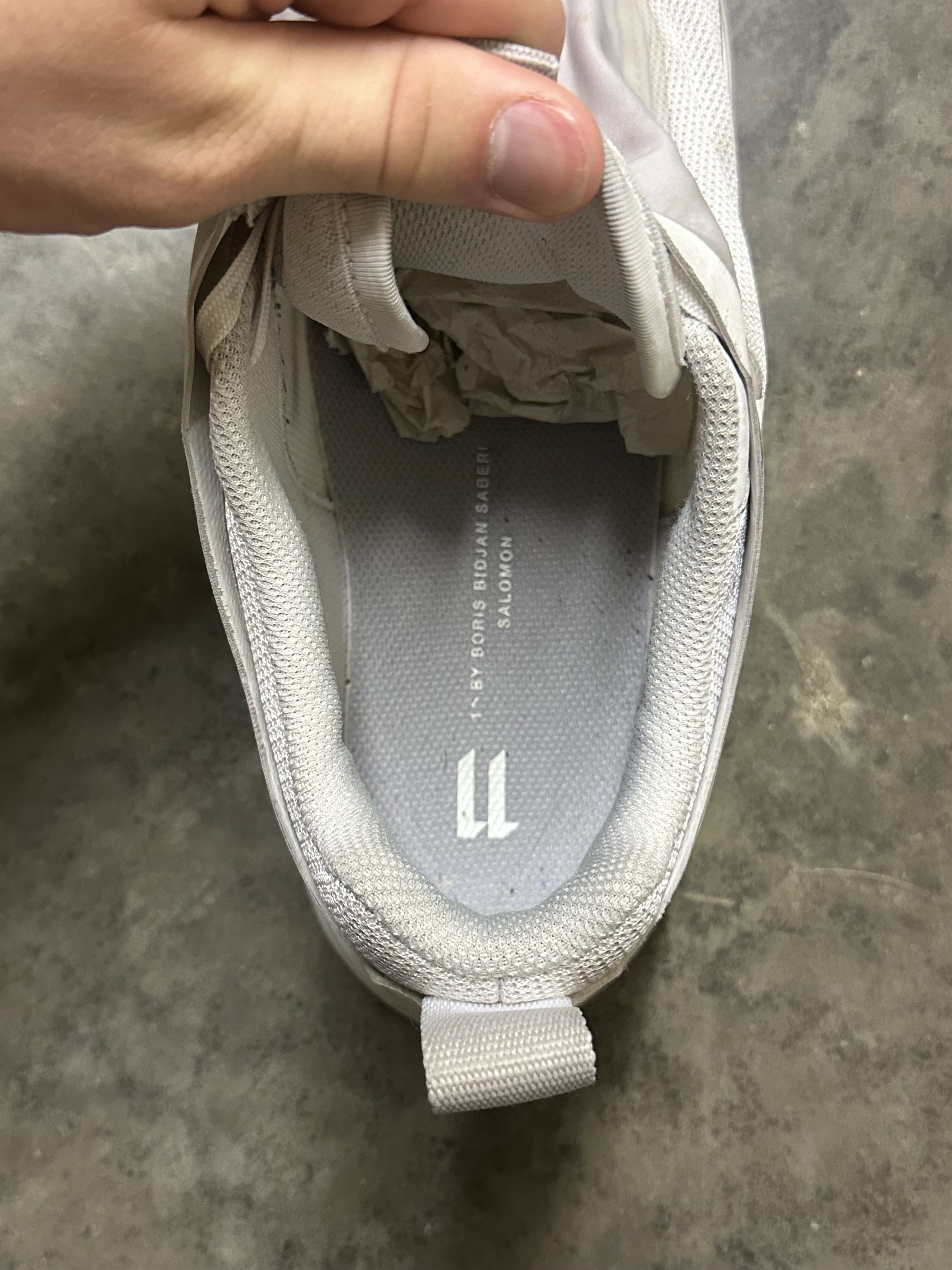 11 By Boris Bidjan Saberi × Salomon 11 by Boris Bidjan Saberi Solomon Bamba 2 Low Ice Grey Size US 12 / EU 45 - 5 Thumbnail