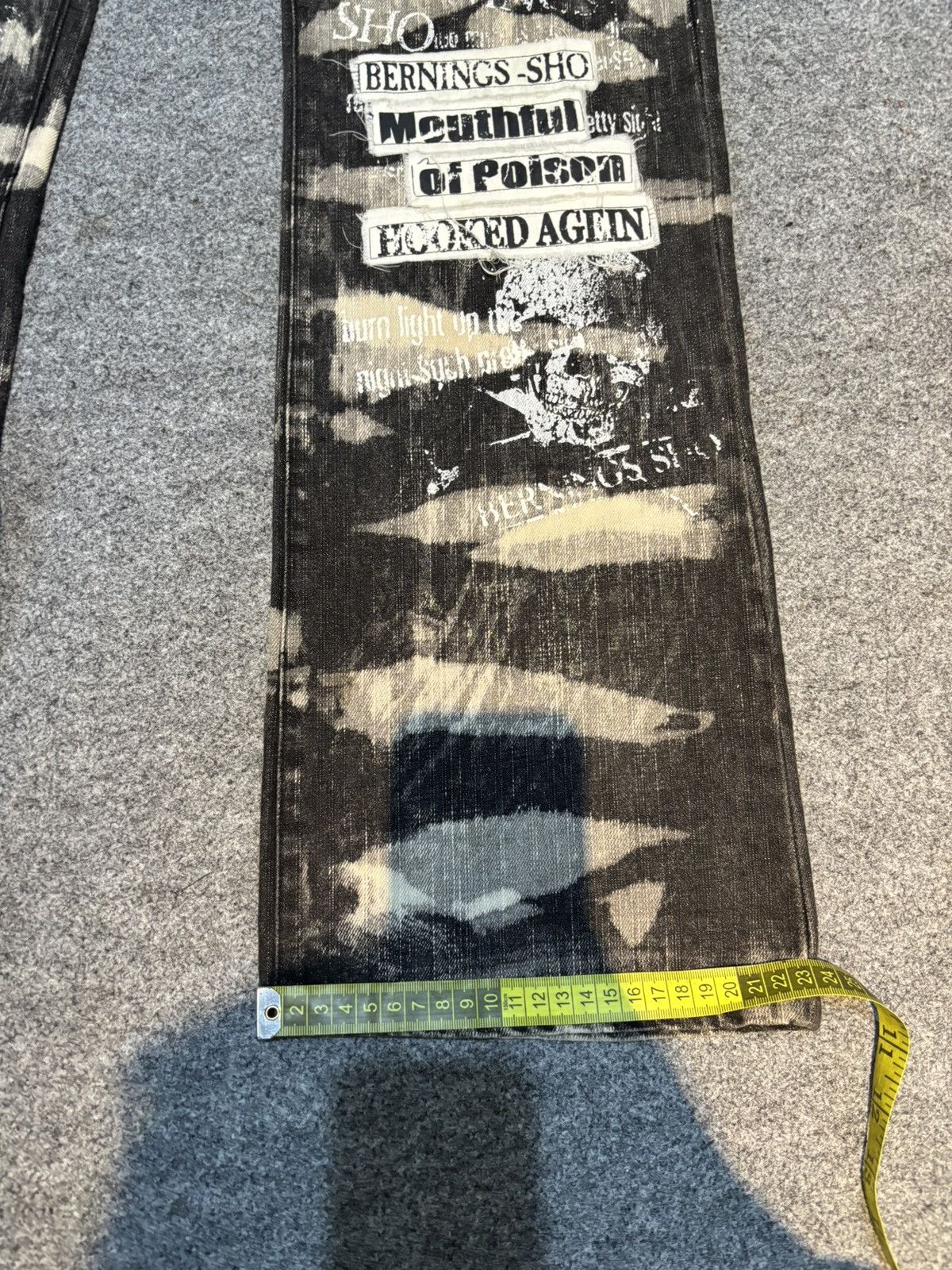 BERNINGS SHO Denim berning sho punk if six was nine y2k Size US 34 / EU 50 - 6 Thumbnail