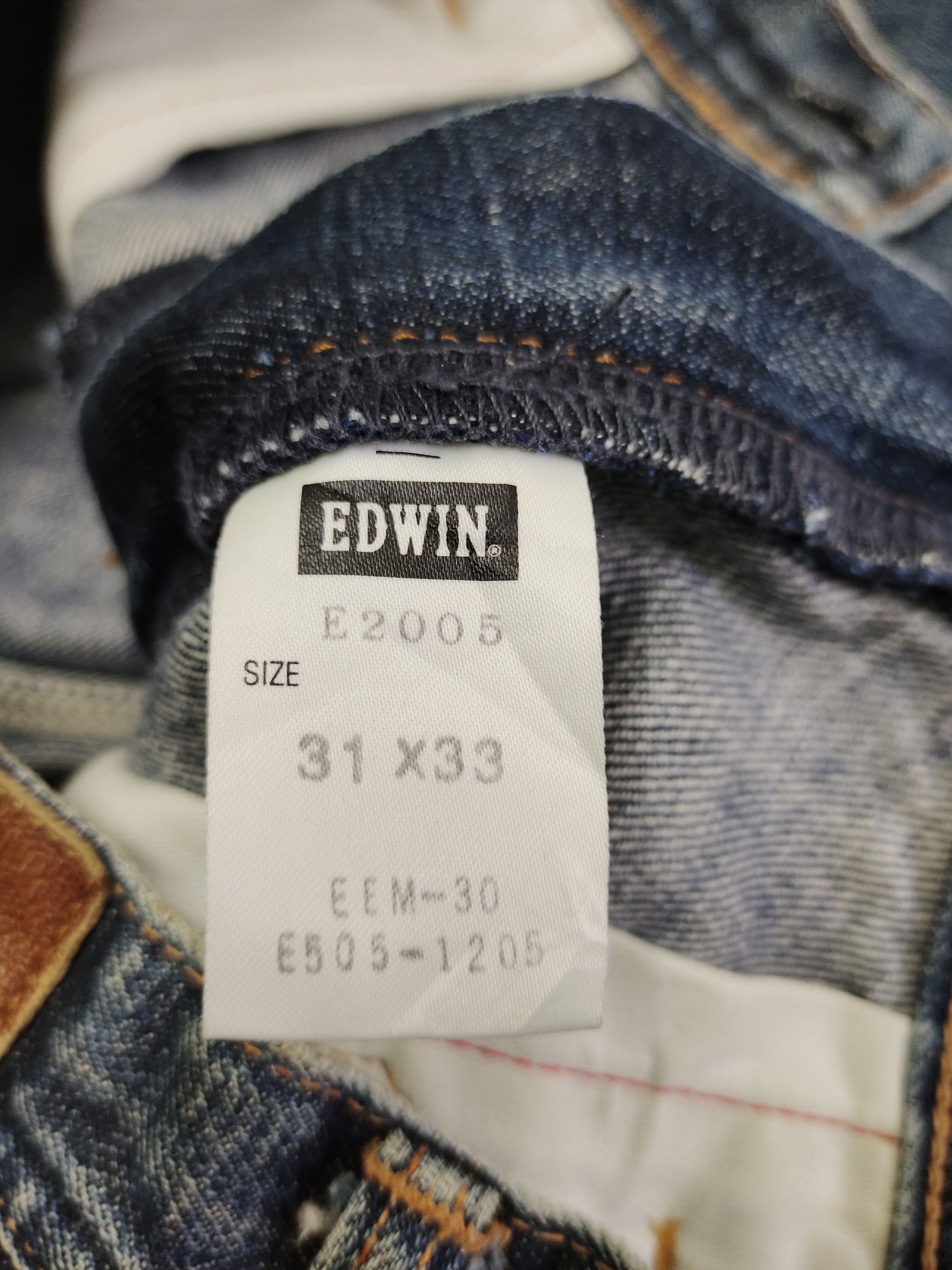 Kapital Vintage 90s Edwin Japan E Function Spiral Cut Denim Jeans Size US 30 / EU 46 - 16 Thumbnail