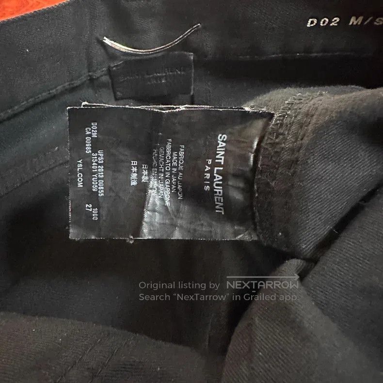 Saint Laurent Paris Saint Laurent Paris Year One Denim Size US 27 - 6 Thumbnail