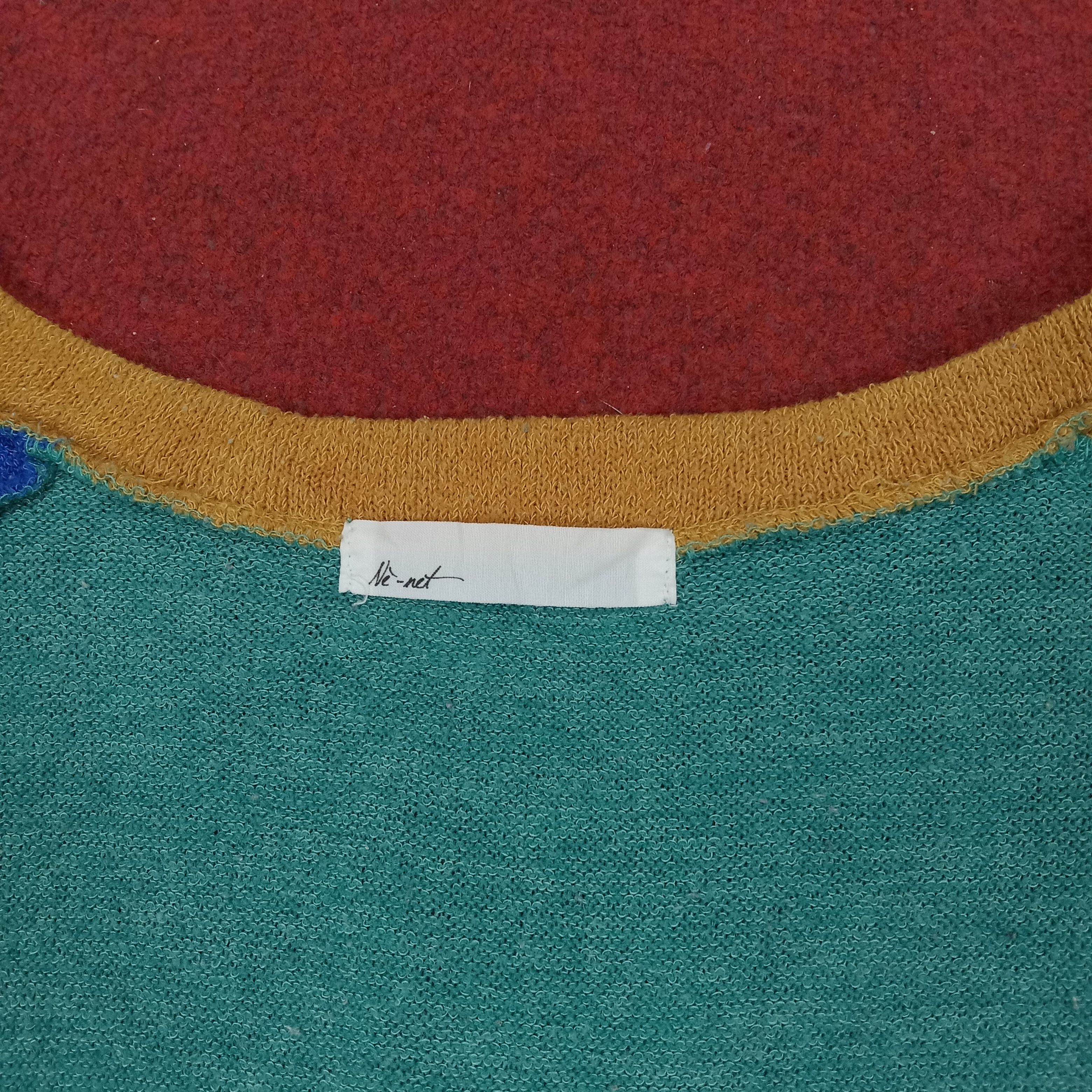 Issey Miyake × Ne-Net × Vintage Ne-Net Japanese Designer Brand Fashion Cardigan Sweater Size M / US 6-8 / IT 42-44 - 4 Thumbnail