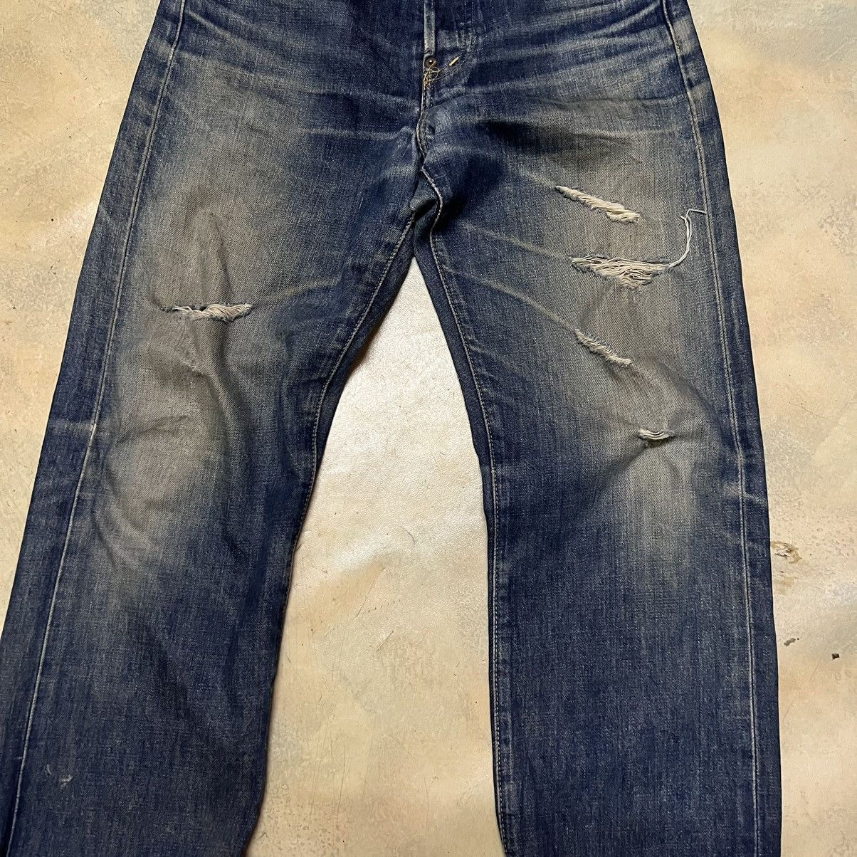 Levi's Vintage levis lot 707 selvedge distressed denims style Size US 28 / EU 44 - 4 Thumbnail