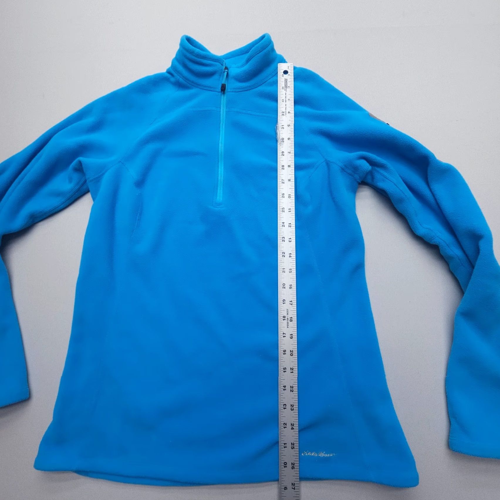 Eddie Bauer Eddie Bauer First Ascent Half Zip Fleece Pullover Light Jacket Large Tall Blue Size L / US 10 / IT 46 - 5 Thumbnail