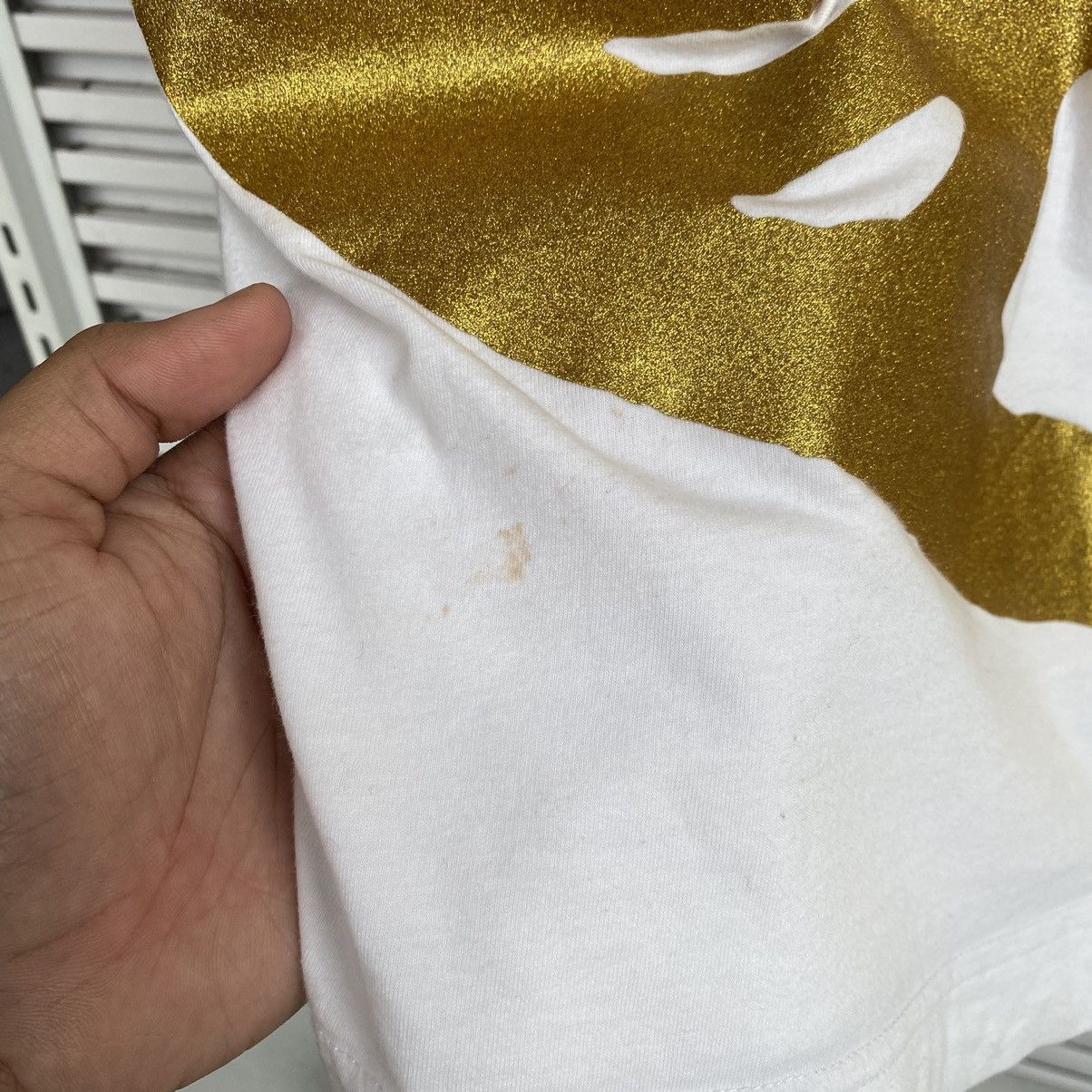 Issey Miyake × Japanese Brand × Ne-Net Ne-Net by Issey Miyake Big Logo Gold Cat Shirts Size US XL / EU 56 / 4 - 8 Thumbnail