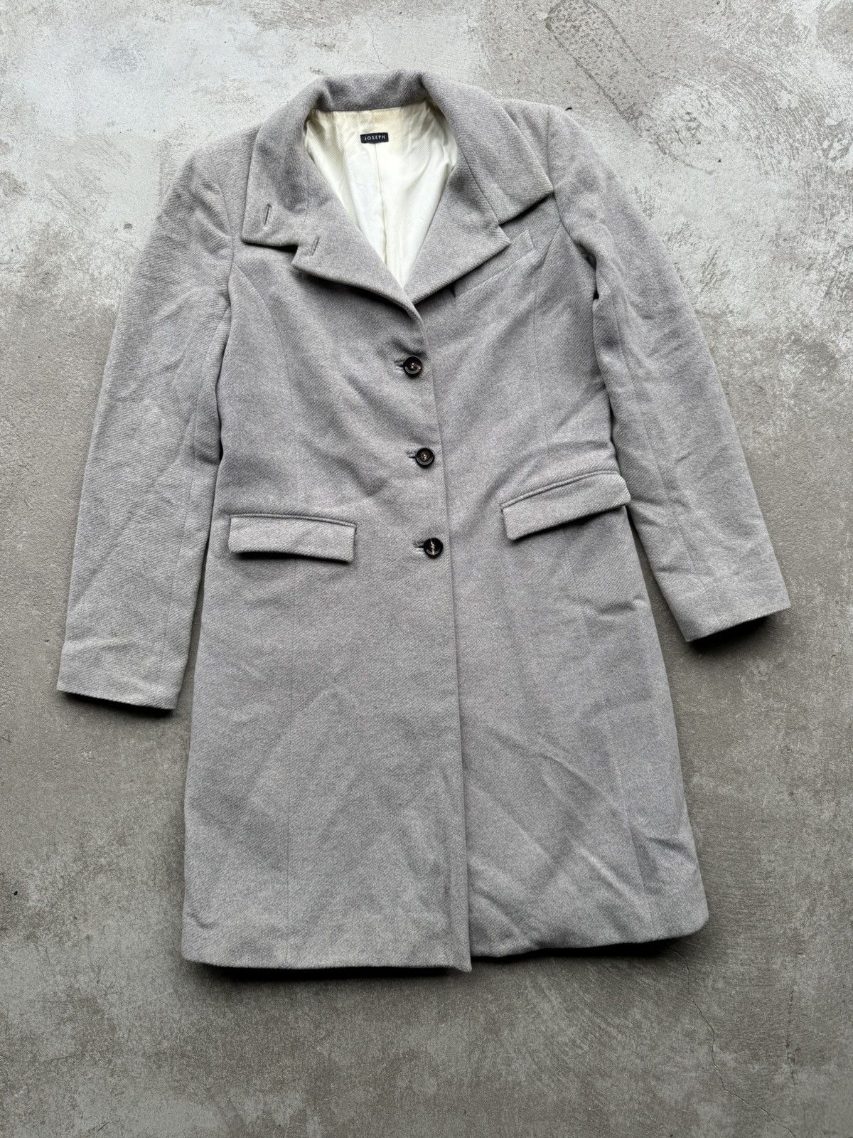 Joseph Angora/Cashmere Blend Coat
