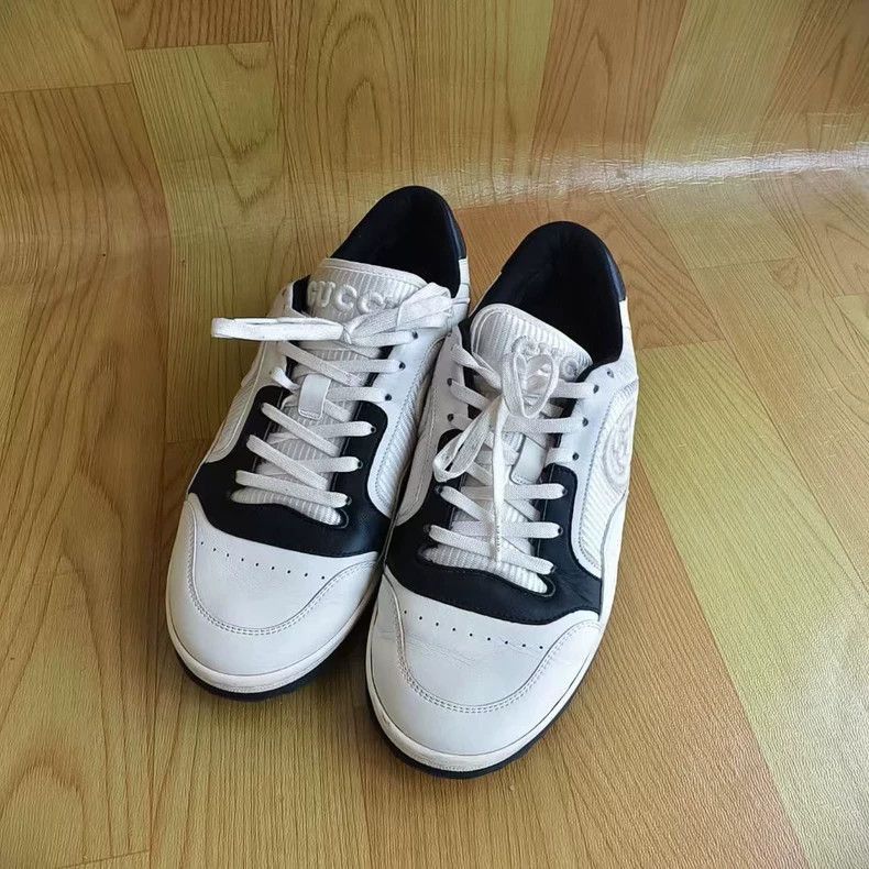 Gucci gucci mac80 leather low-top sneakers-2507 Size US 8 / EU 41 - 1 Thumbnail