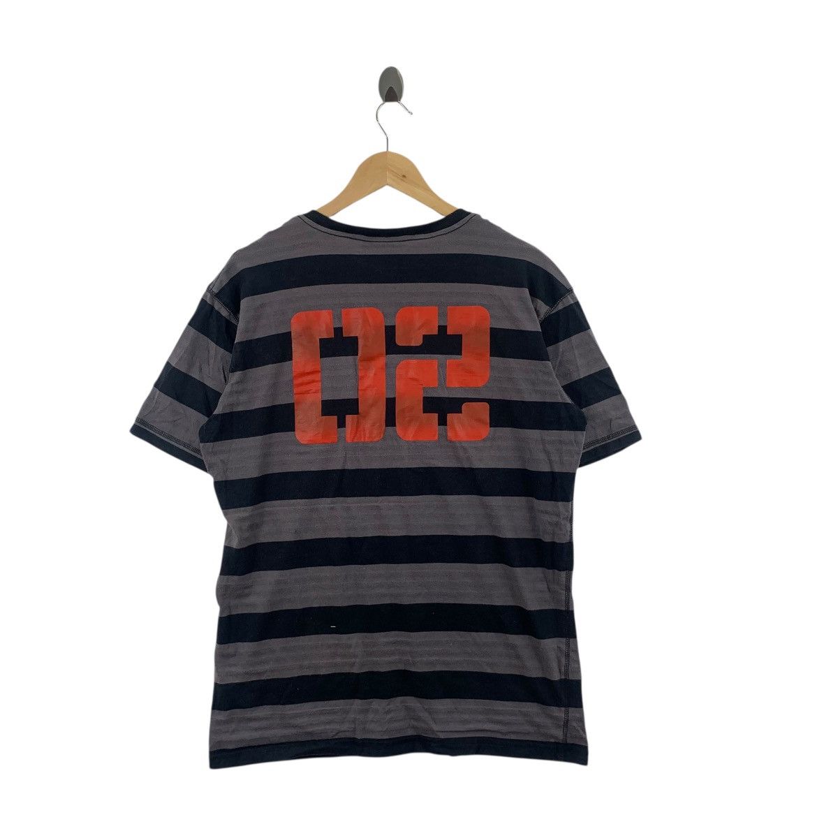 Other JAGTHUG JAG JEANS Collection Striped Tee Shirt Top V-Neck Size US XXL / EU 58 / 5 - 6 Thumbnail