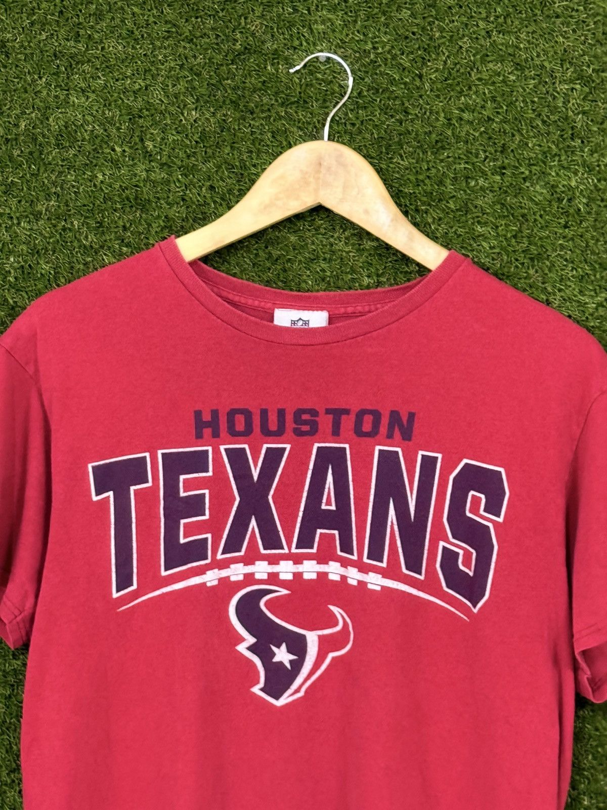 NFL Vintage Houston Texans Football NFL Red Sport T Shirt Small Size US S / EU 44-46 / 1 - 2 Thumbnail