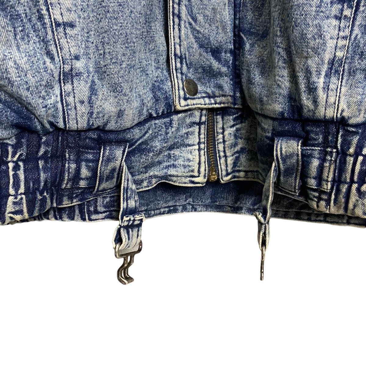 Japanese Brand × Vintage Vintage 80s Gleeman denim bomber jacket Size US L / EU 52-54 / 3 - 12 Thumbnail