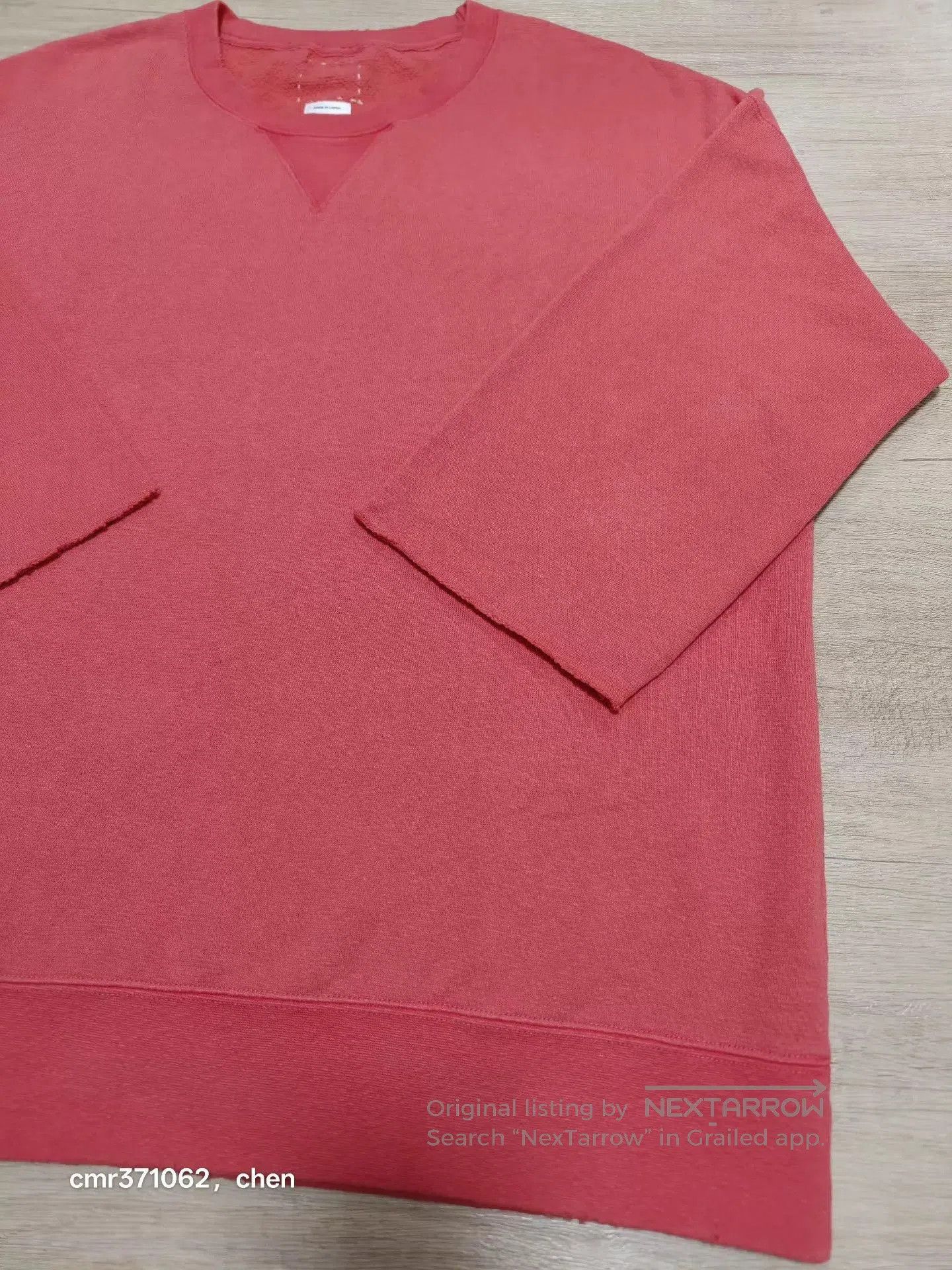 Visvim Pink Long Sleeve Crew Neck Shirt. Size US L / EU 52-54 / 3 - 4 Thumbnail