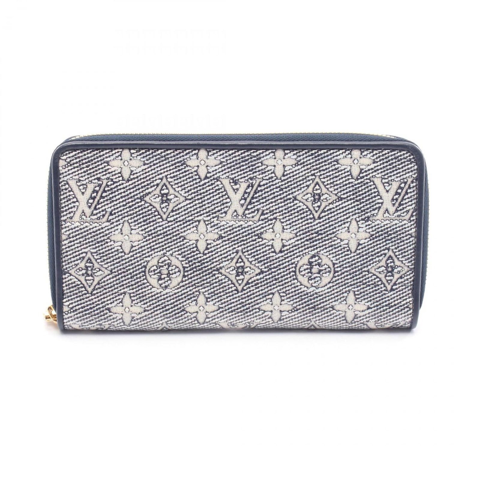 Louis Vuitton Blue Denim - Jeans Zippy Wallet