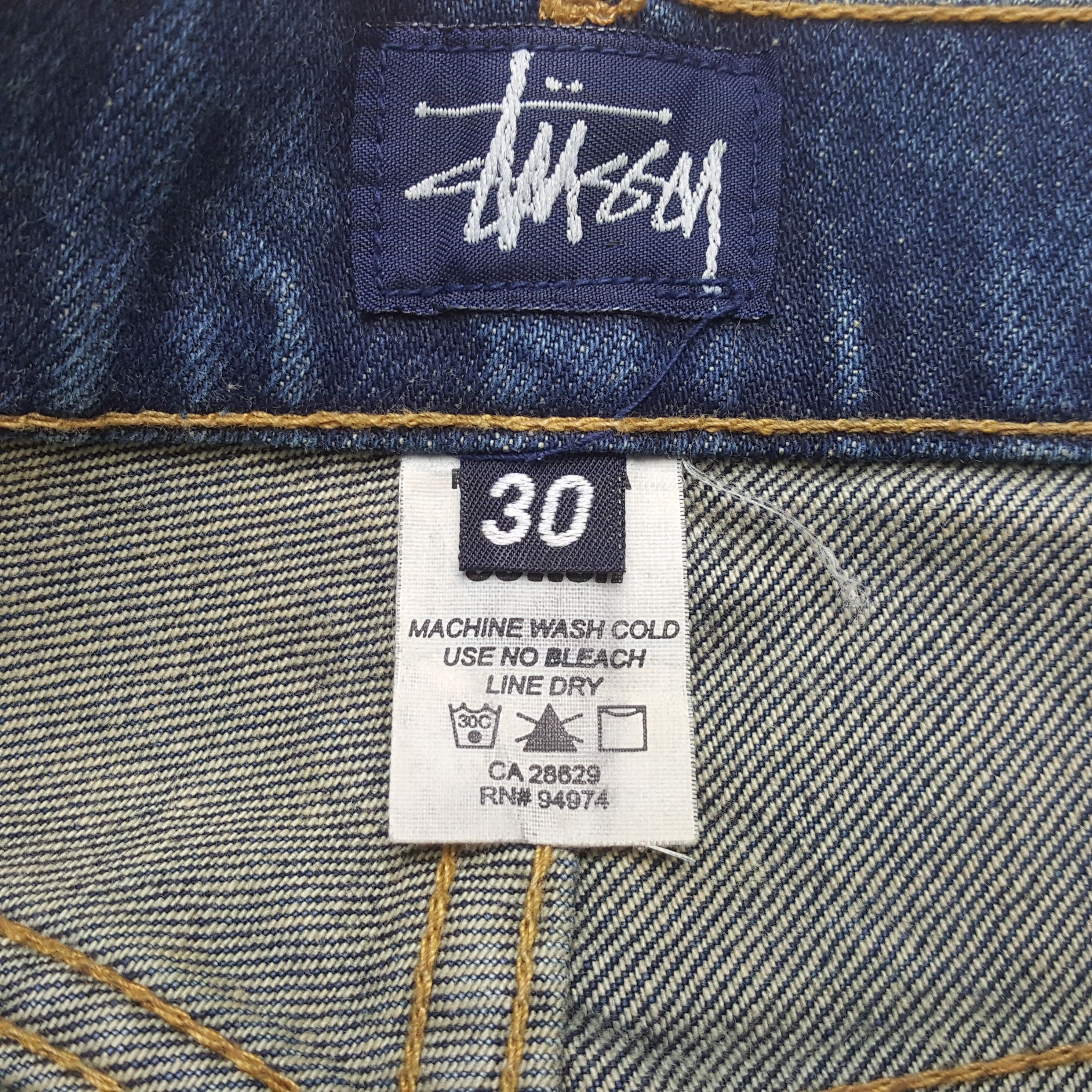 Stussy Stussy Streetwear Skateboard Custom Art Jeans RR18 Size US 29 - 14 Thumbnail