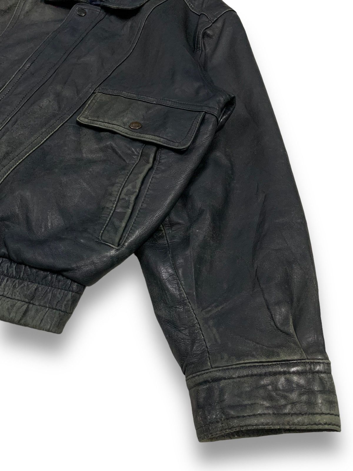 Other Japanese Brand Durante Sheepskin Leather Bomber Jacket Size US L / EU 52-54 / 3 - 13 Thumbnail