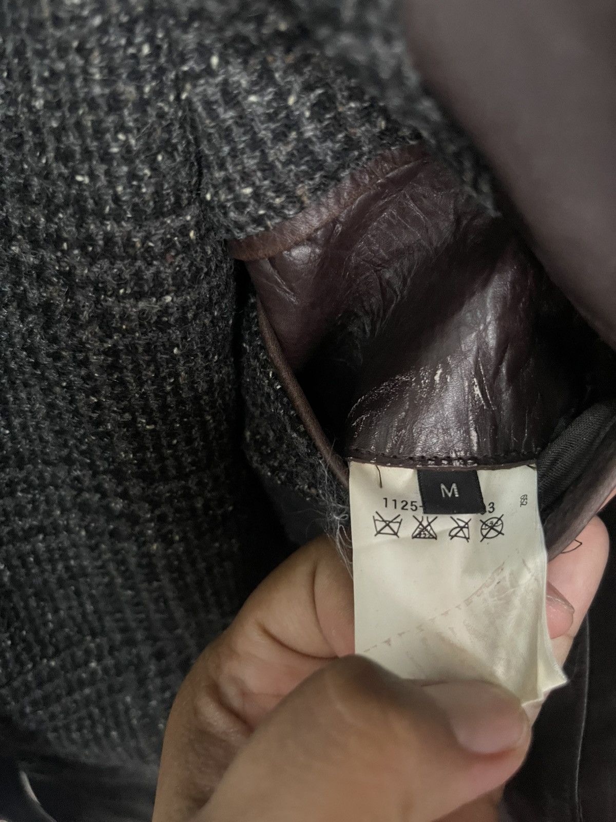 United Arrows VINTAGE UNITED ARROWS DOUBLE BREASTED LEATHER COAT Size US M / EU 48-50 / 2 - 5 Thumbnail