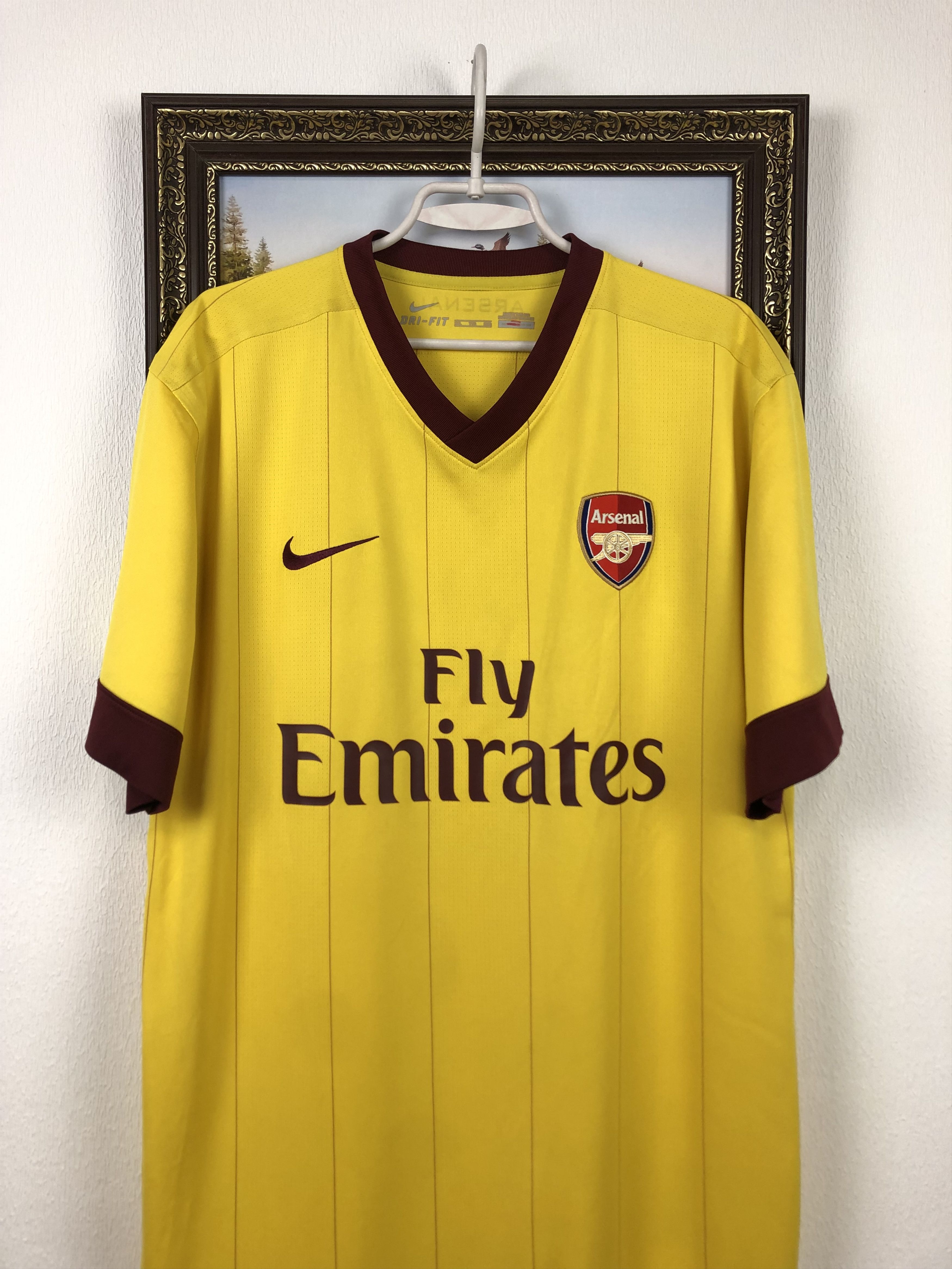 Vintage Arsenal football shirt Soccer Player Issue Jersey Rare Tee Size US XXL / EU 58 / 5 - 2 Thumbnail