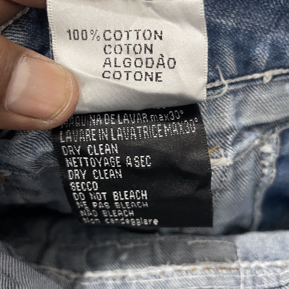 Seditionaries Vintage Cosmo Lupo Punk Style Distressed Denim Size US 33 - 6 Thumbnail