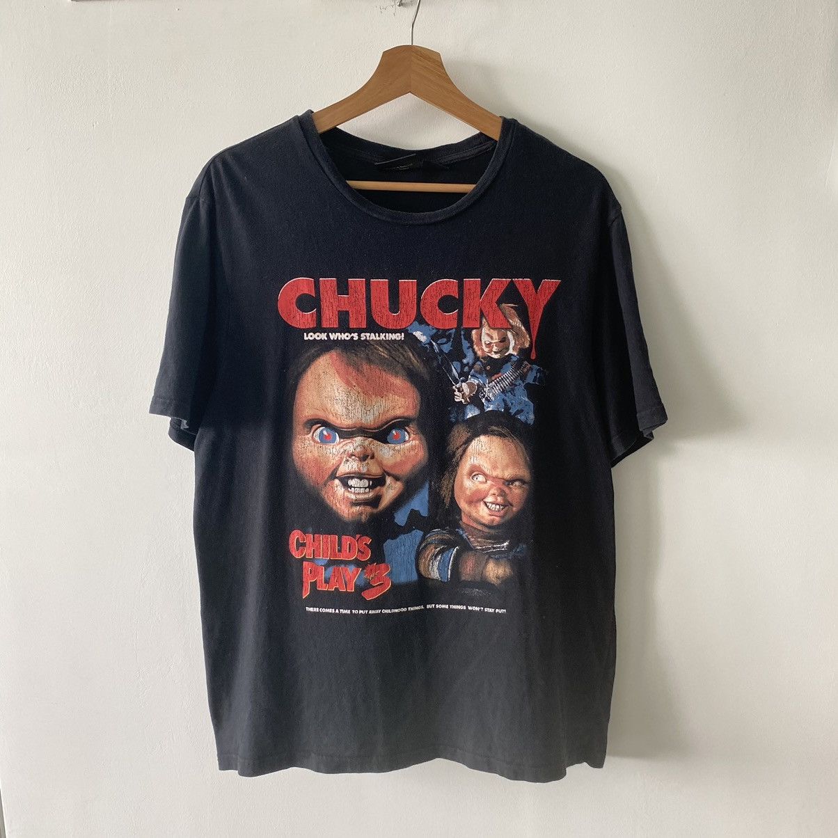 Expert Horror Faded Chucky Child’s Play 3 Horror Movie ERD GRUNGE TEE Size US L / EU 52-54 / 3 - 1 Thumbnail