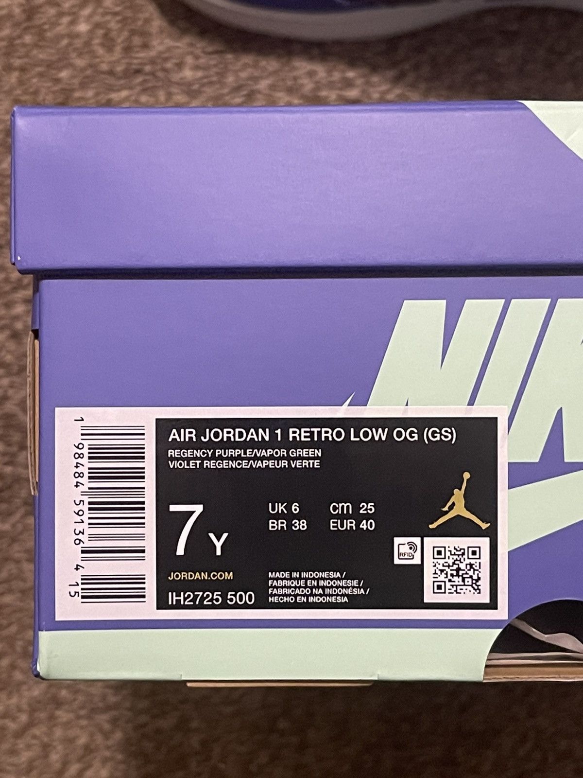 Nike *New* ZW x Nike Air Jordan 1 Low Retro OG Voodoo Alternate Size US 7 / EU 40 - 9 Thumbnail