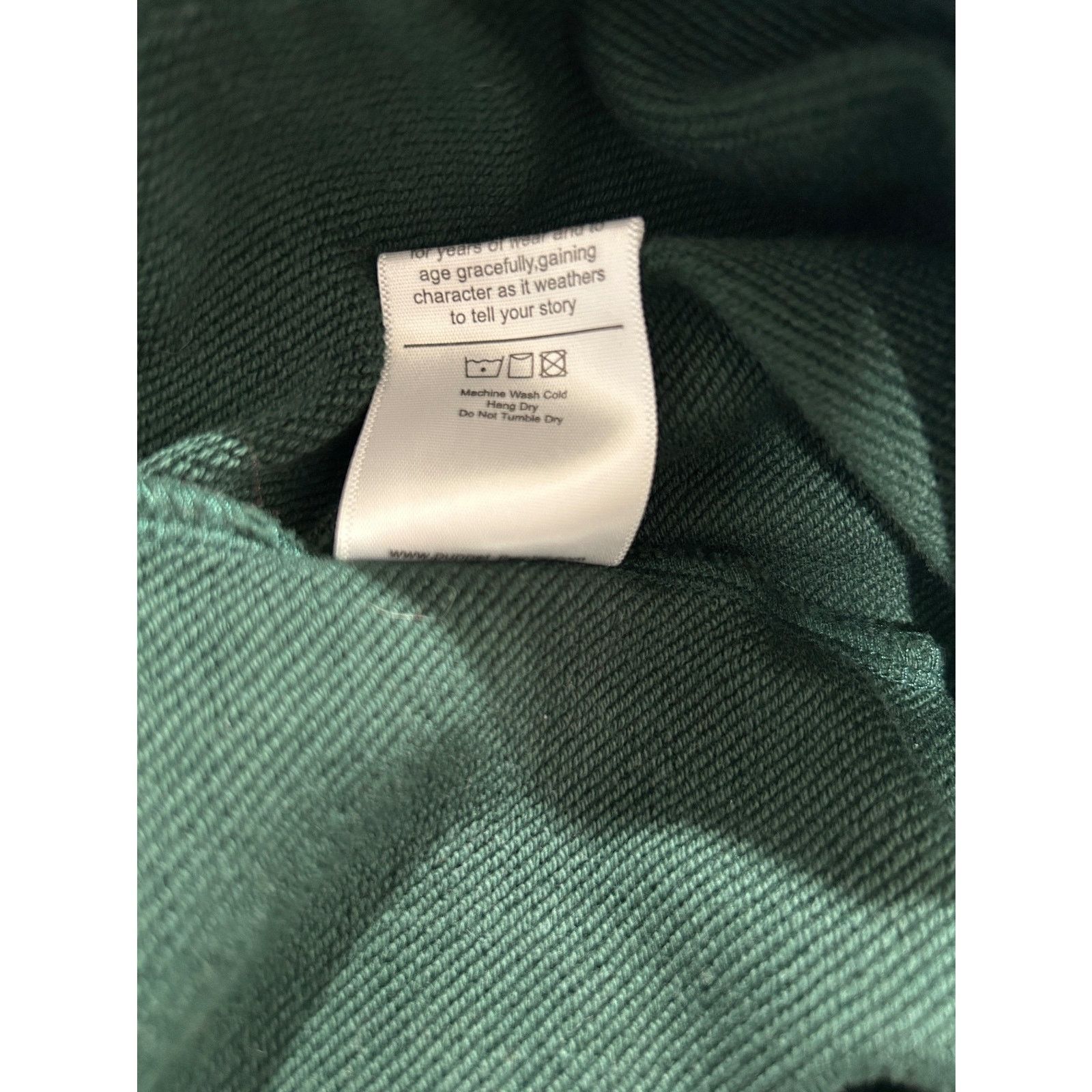 Other PUPPET THEATER NUDIE MAG HOODIE GREEN SIZE LARGE PREOWNED Size US L / EU 52-54 / 3 - 3 Thumbnail