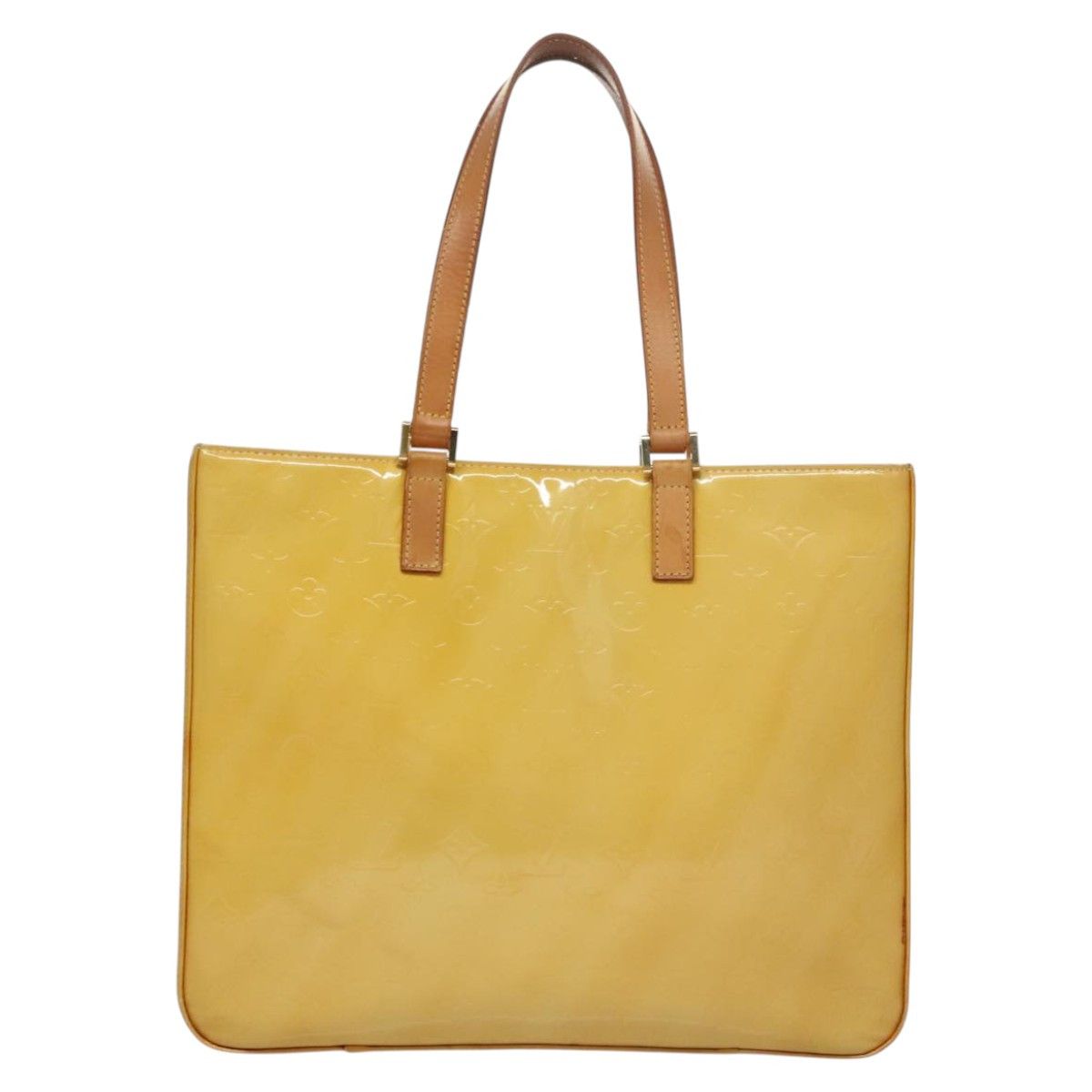 Louis Vuitton Columbus Yellow Patent Leather Tote Bag (Pre-Owned) Size ONE SIZE - 1 Thumbnail